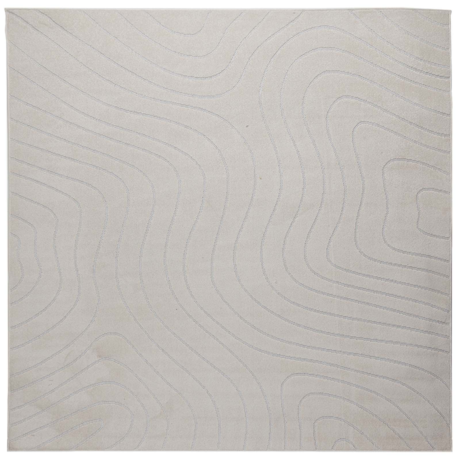 Zonal Rug Cream Square 120 x 120 cm