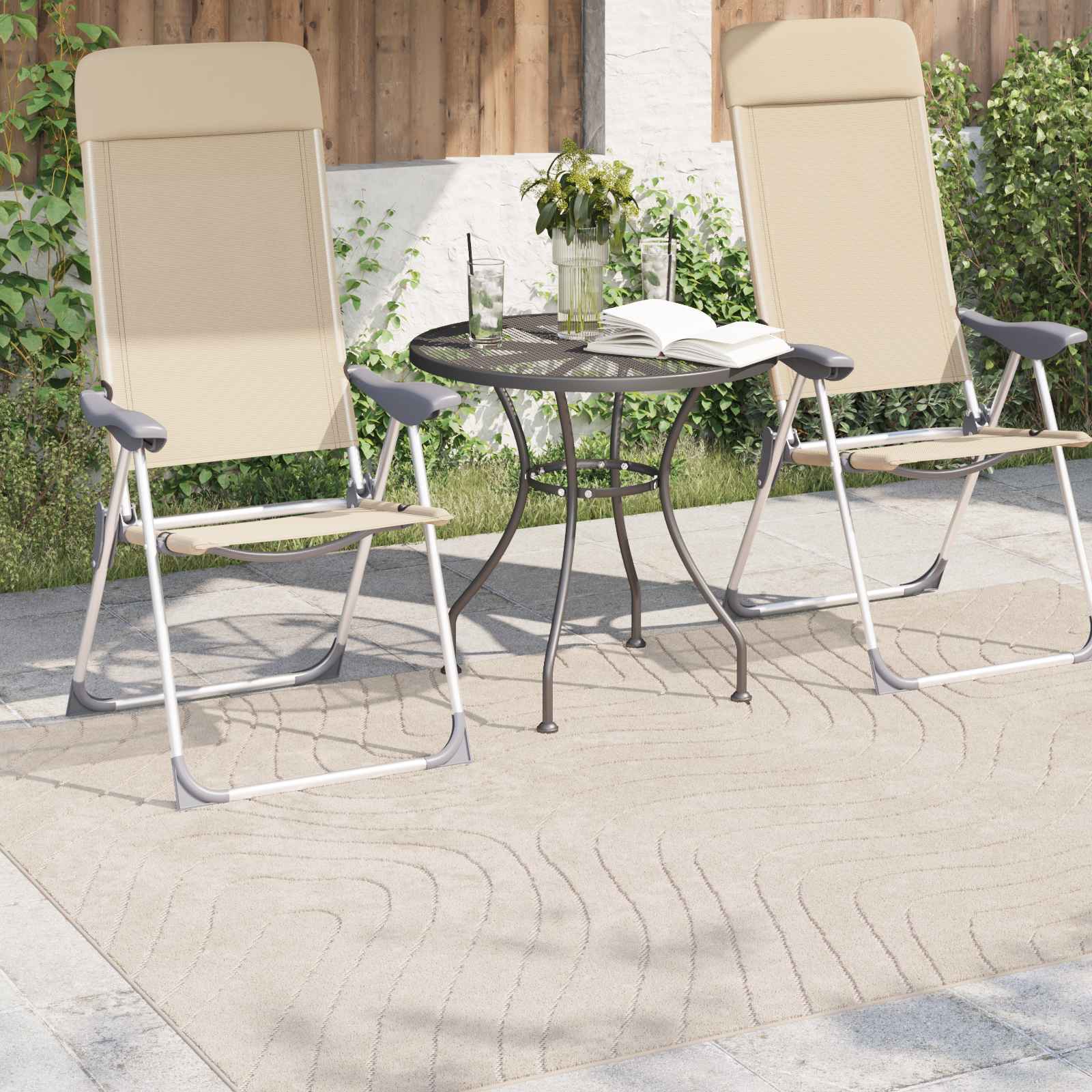 HUARTE Zonal Rug, Sand, 170 x 120 cm, Polyester