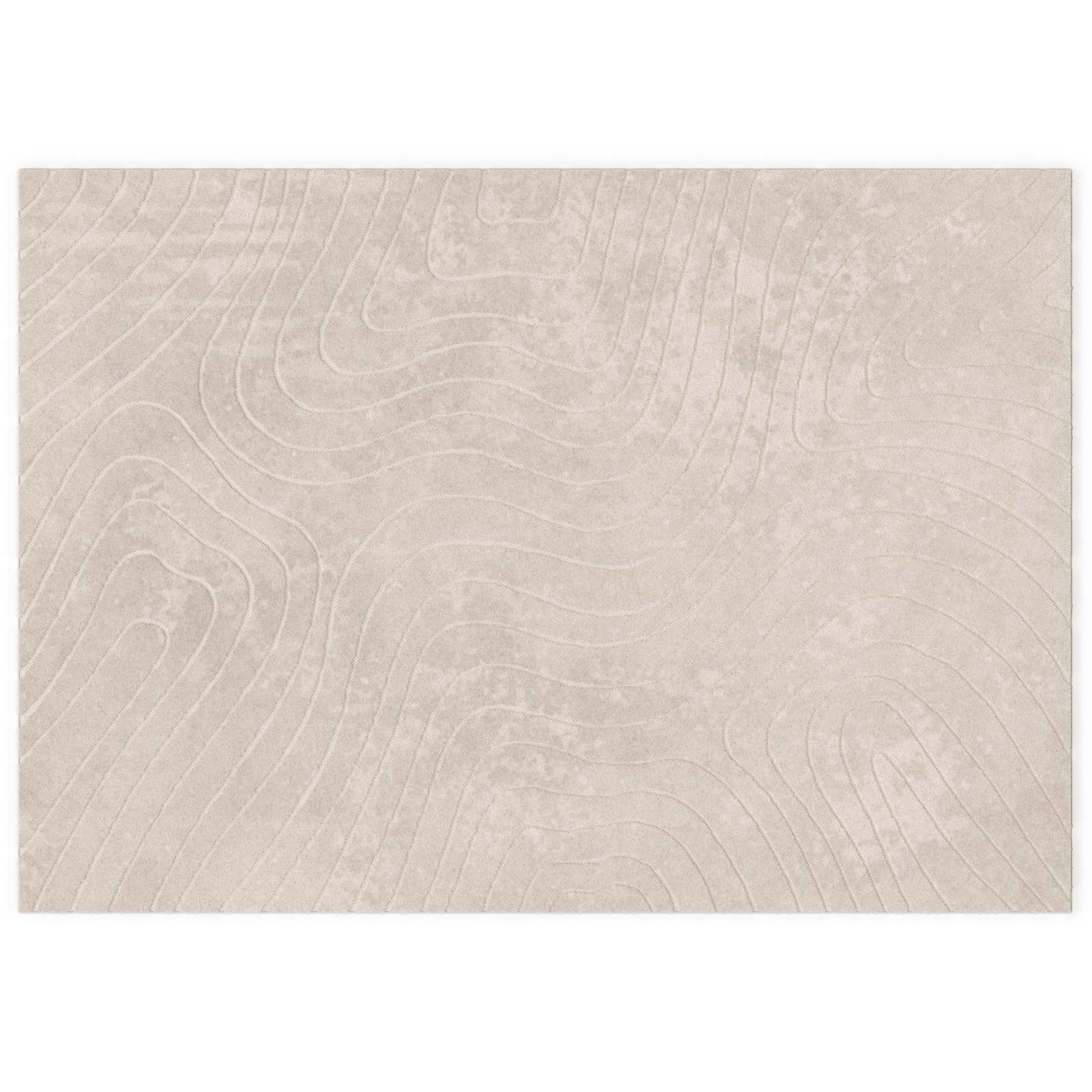 Zoninės kiliminės dangos HUARTE Smėlio 280 x 200 cm Poliesteris