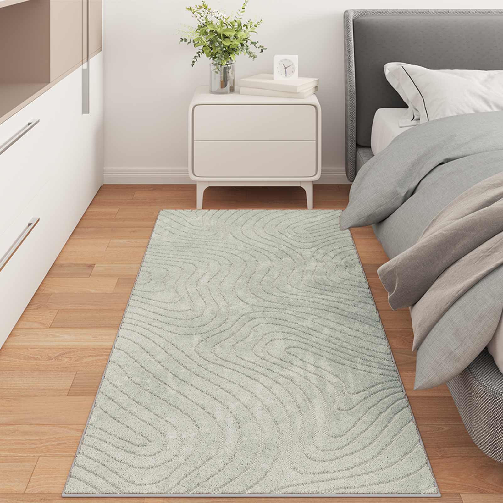 HUARTE Green Zoned Carpet 150 x 80 cm Polyester
