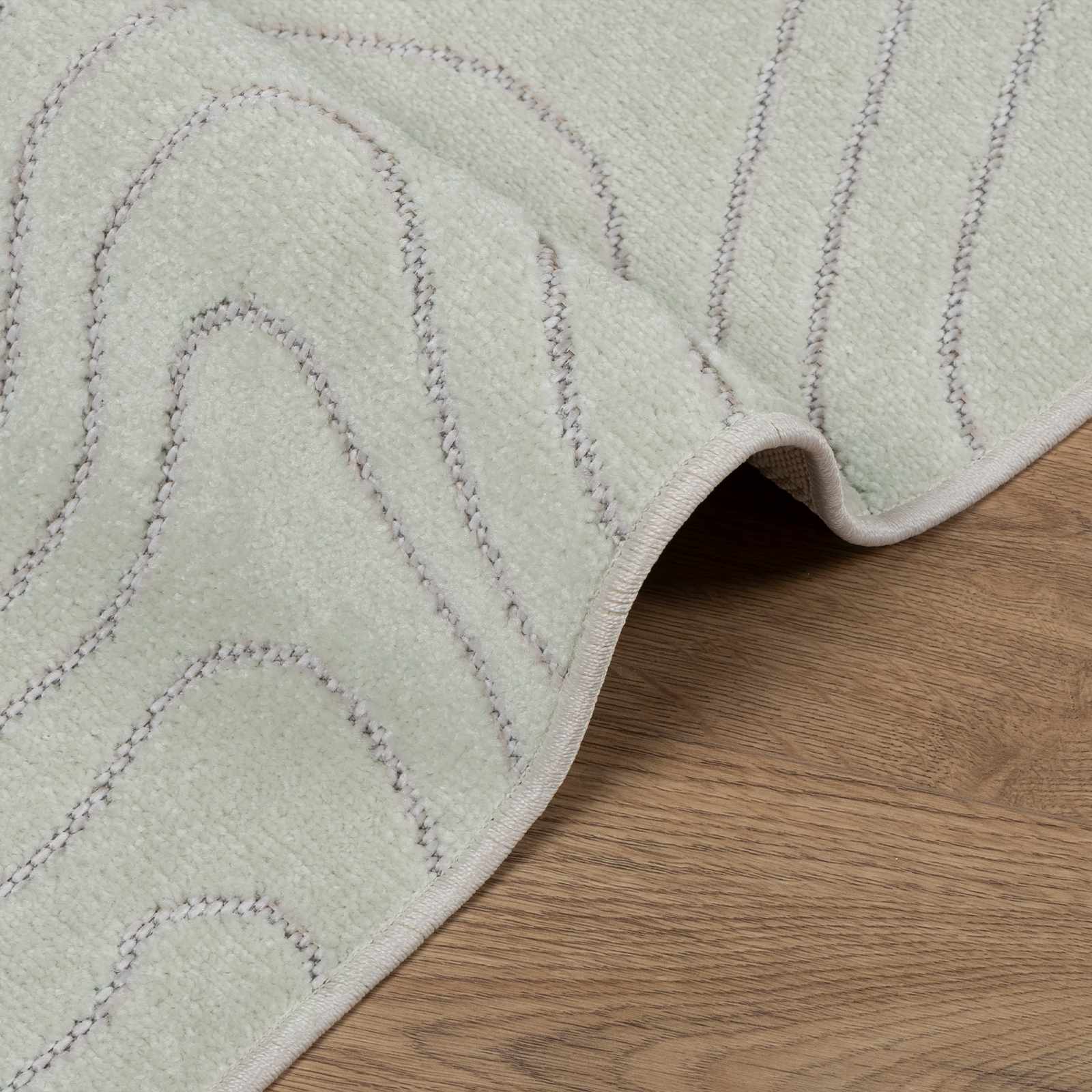Zoned Carpet Tiles HUARTE Green 200 x 200 cm Polyester