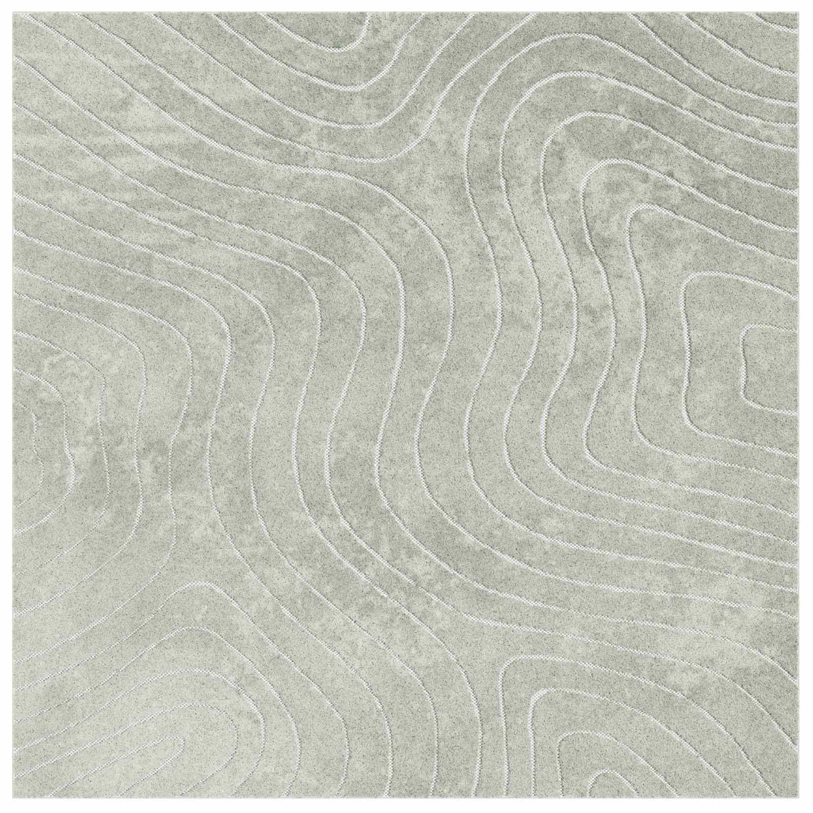 Zoned Carpet Tiles HUARTE Green 200 x 200 cm Polyester