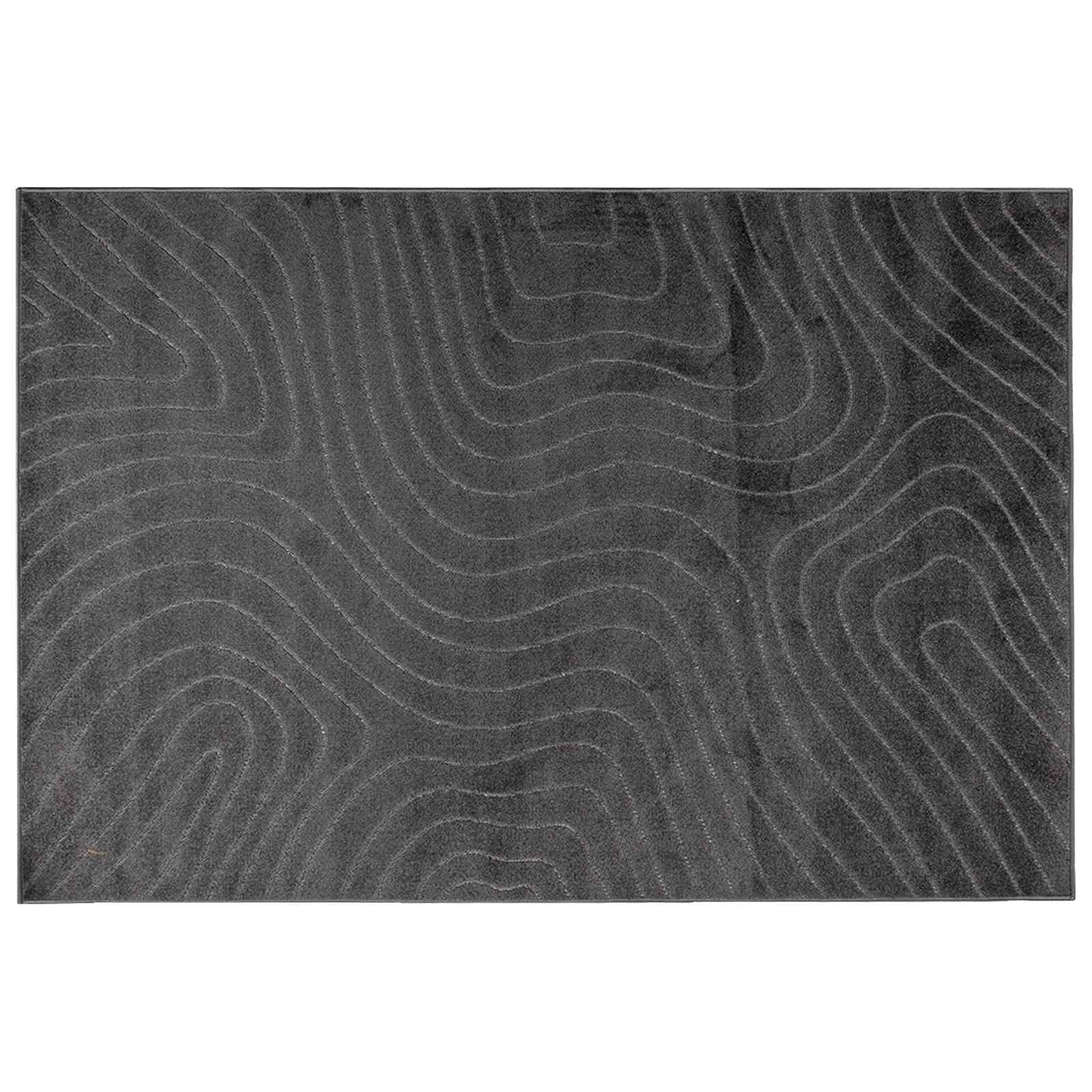 Zonālais paklājs Taisnstūrveida Antracīts 230 x 160 cm
