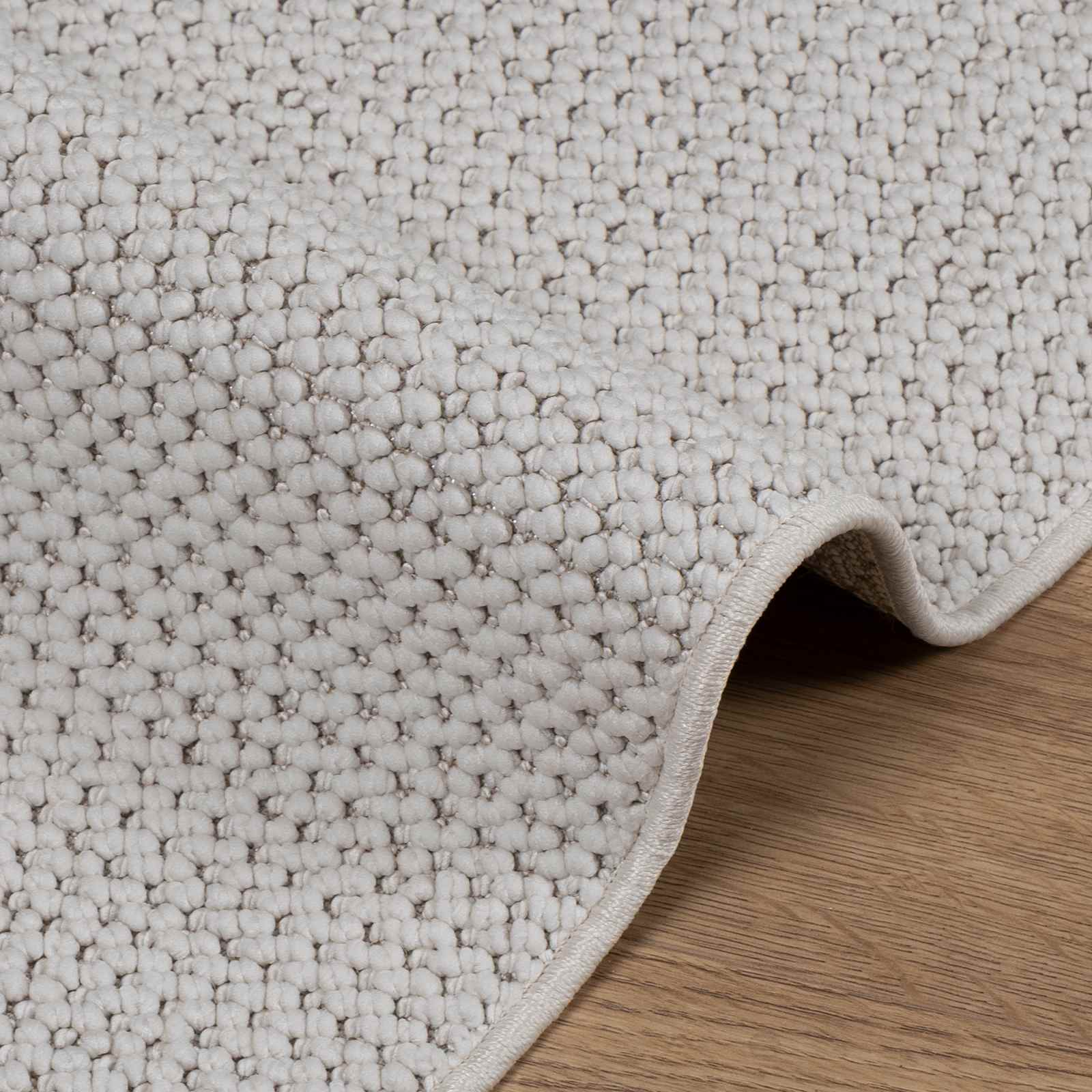 Zone Rectangular Cream Rug 150 x 80 cm