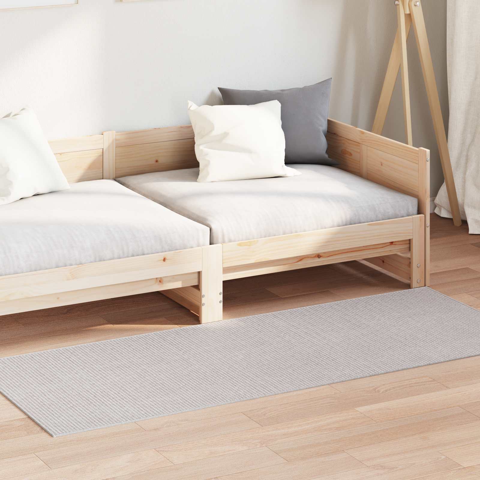 Zone Rectangular Cream Rug 150 x 80 cm