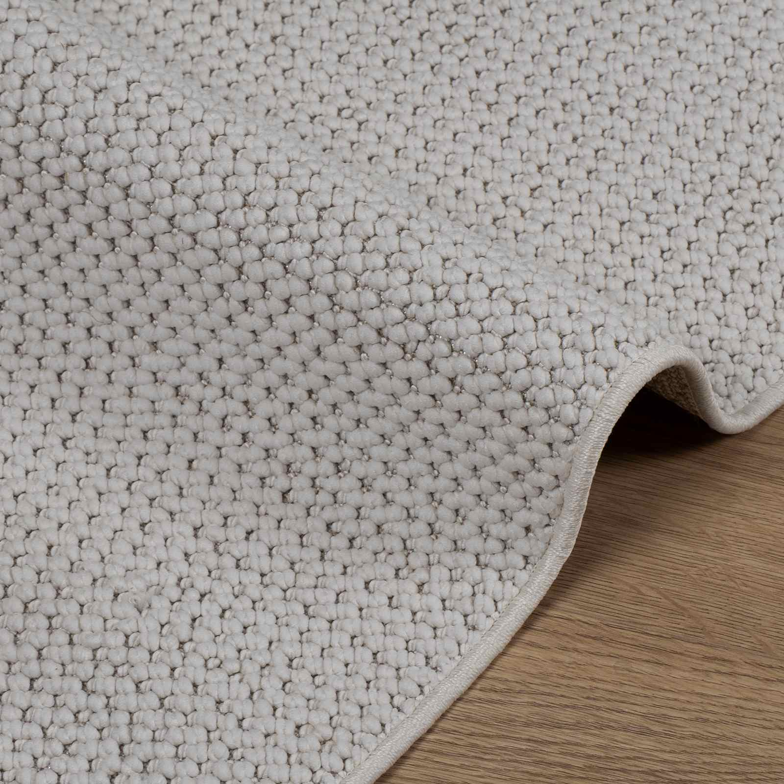 Area Rugs Rectangular Cream 170 x 120 cm