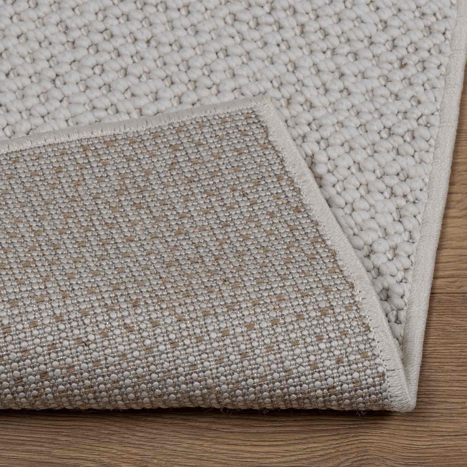 Area Rugs Rectangular Cream 170 x 120 cm