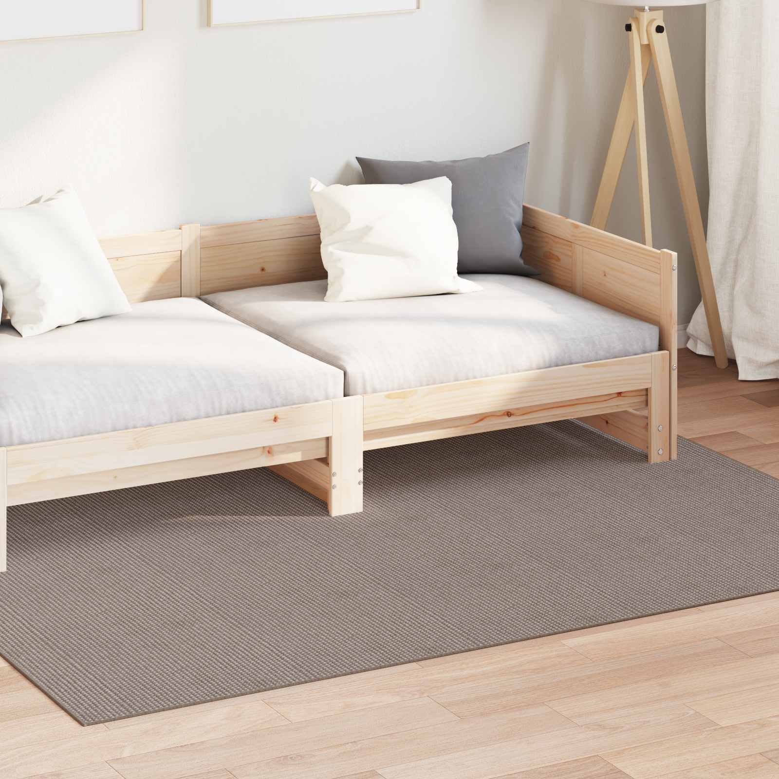 Paklājs HUARTE Taupe 170 x 120 cm Poliesters