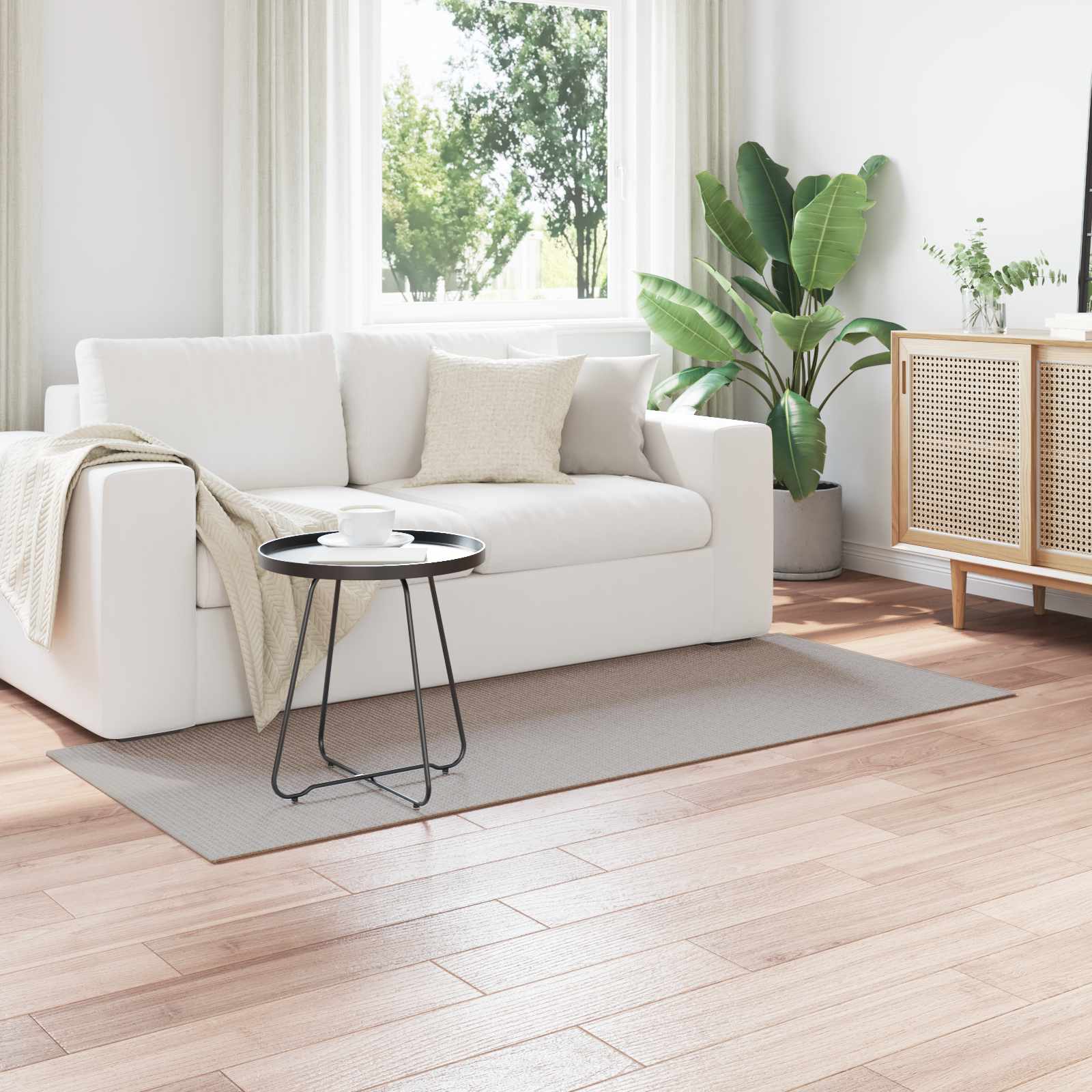 Area rugs Cream and Taupe 150 x 80 cm