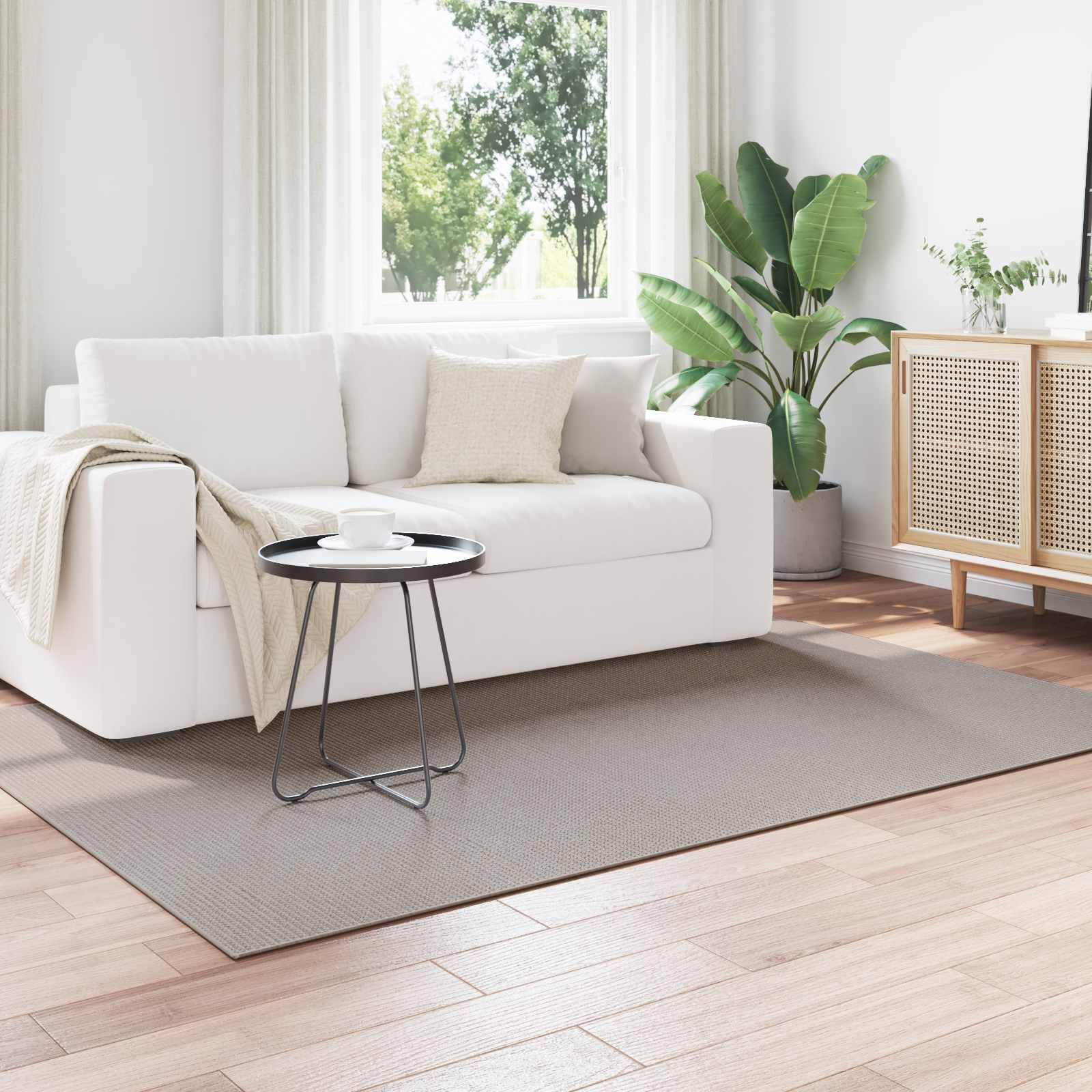 Zoninės kiliminės dangos Kremas ir Taupe 200 x 140 cm