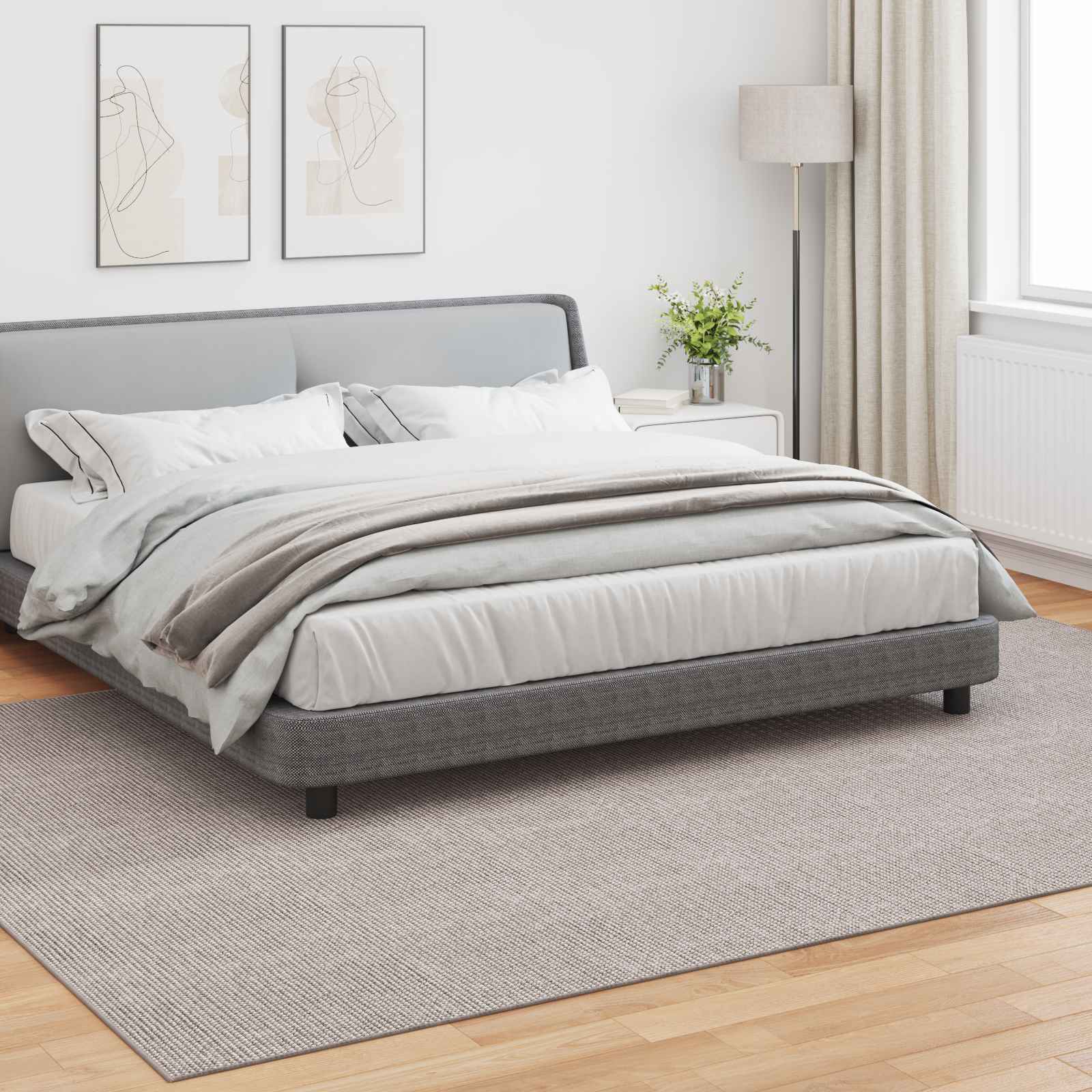 Zoned carpets Cream and Taupe 280 x 200 cm