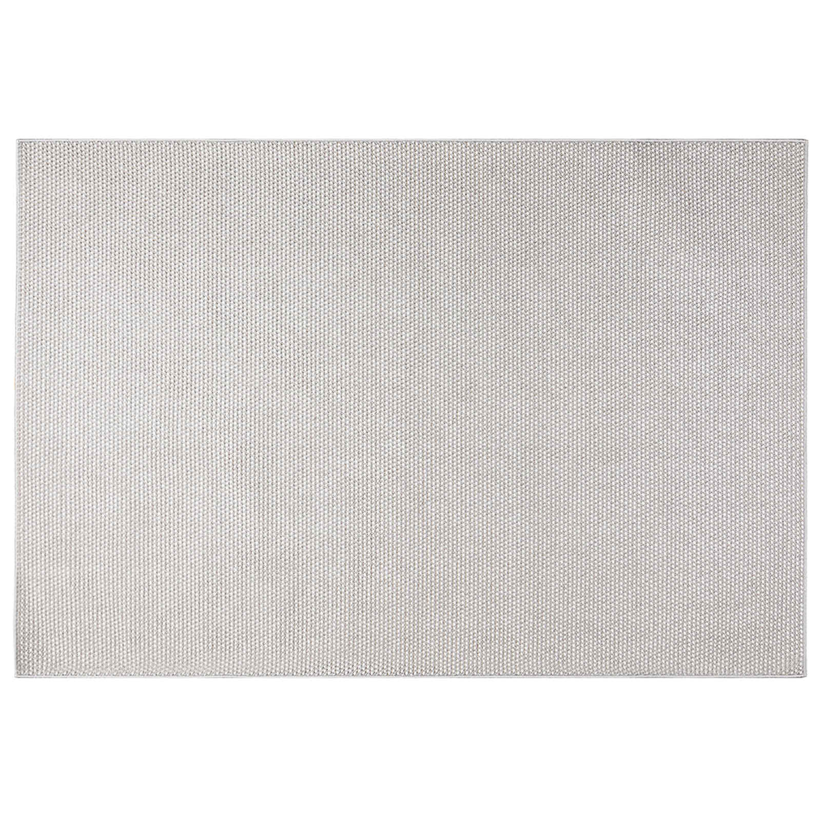 Krēmkrāsas un pelēks zonālais paklājs 280 x 200 cm