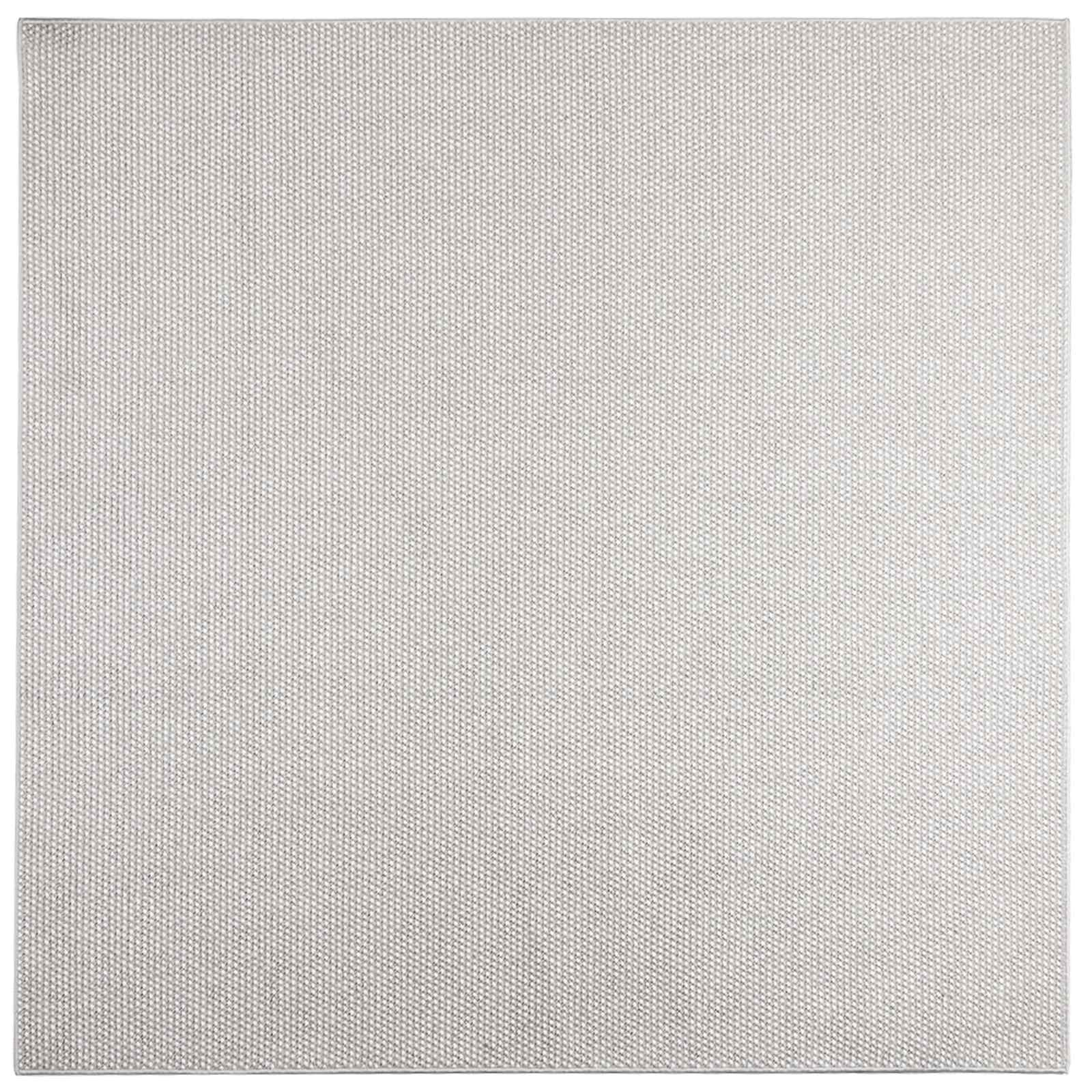 HUARTE Zoned Rug Cream and Grey 240 x 240 cm