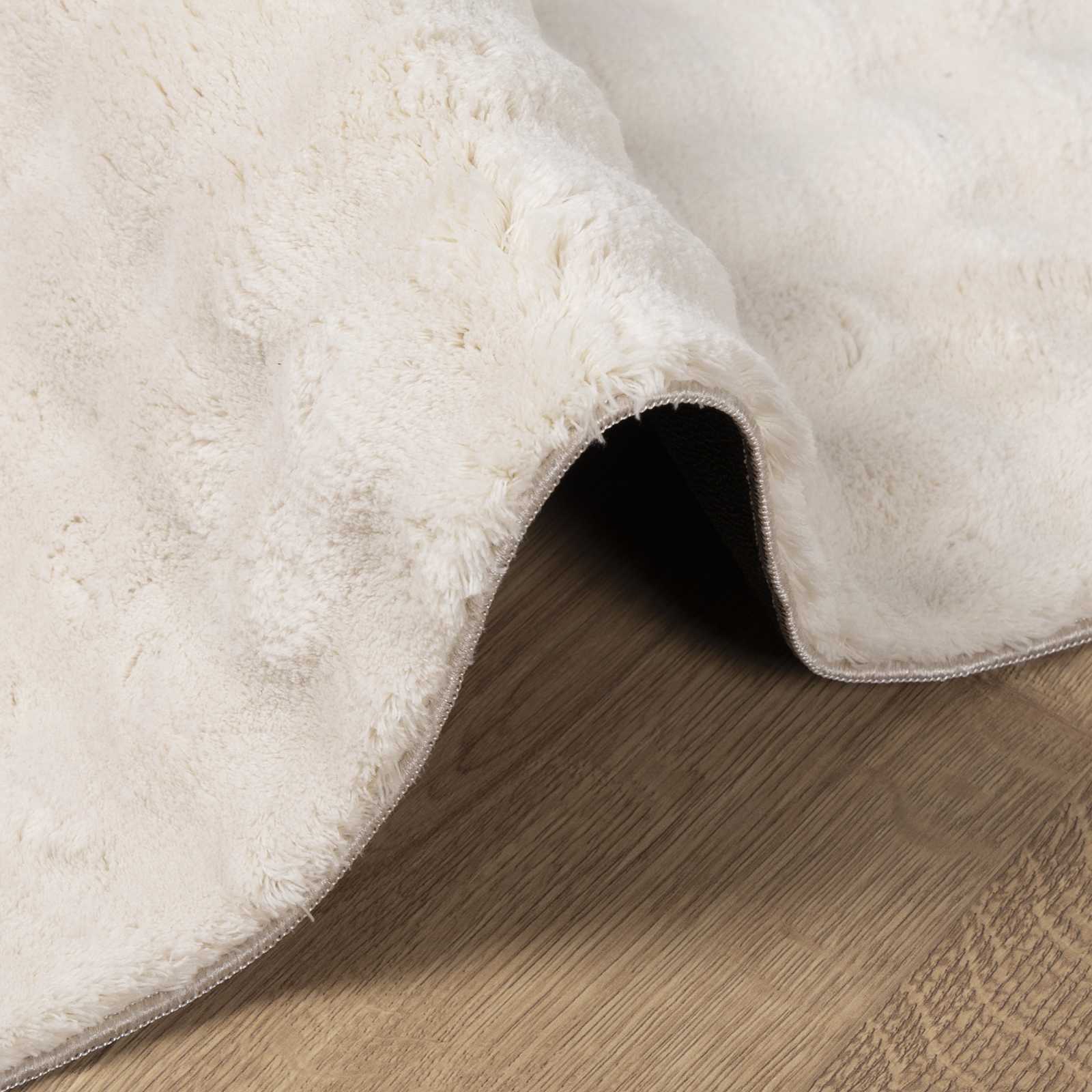 Area Rug Square Sand 200 x 200 cm