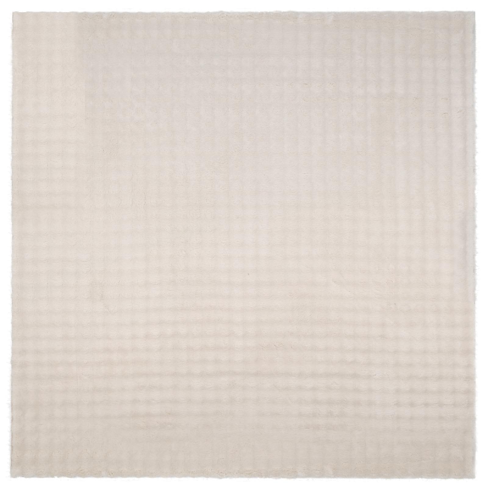 Area Rug Square Sand 200 x 200 cm