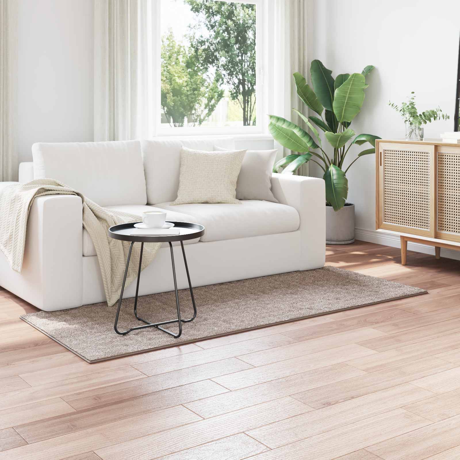 Rectangular Zone Rug Sand 150 x 80 cm