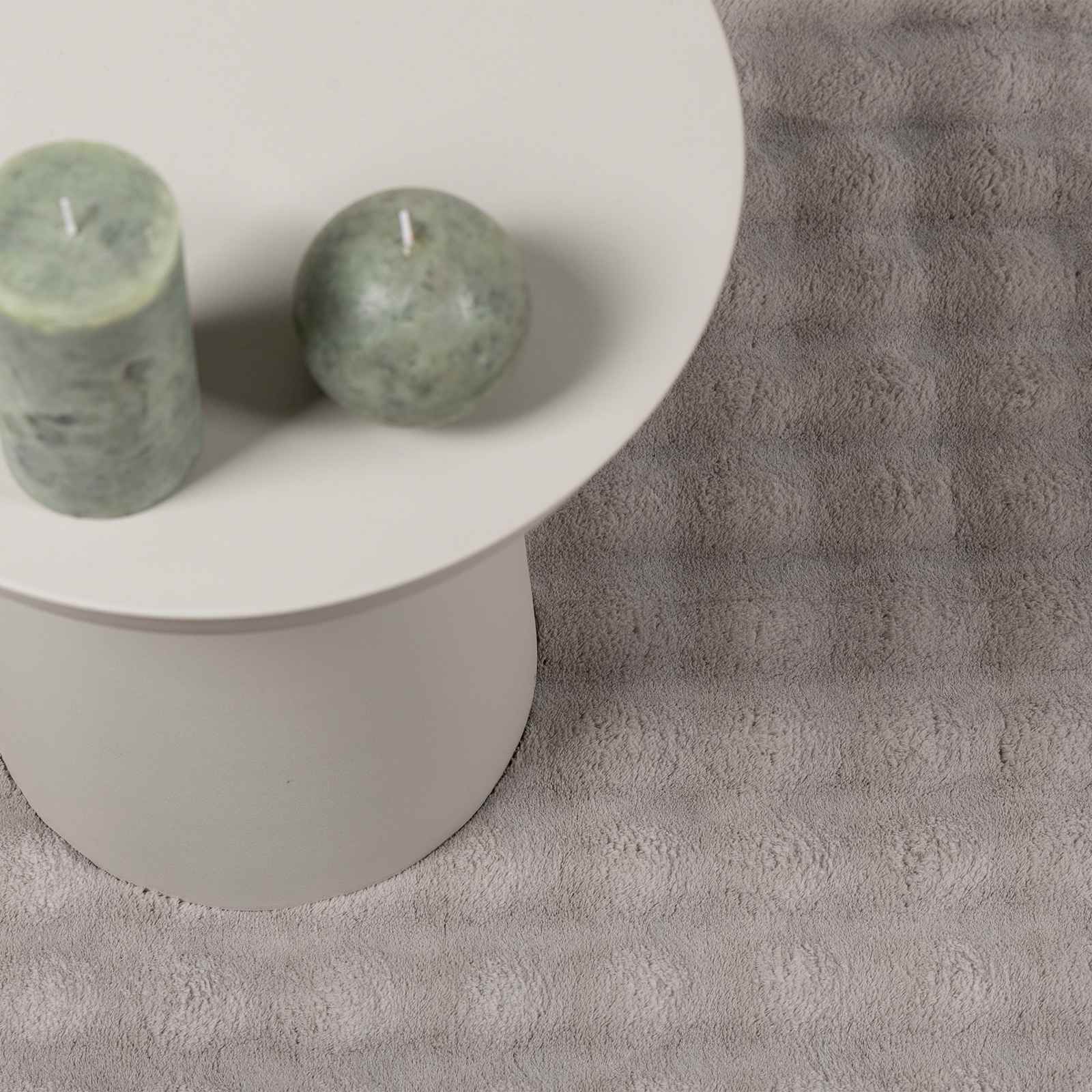Zoned Carpet Round Sand Ø 200 CM