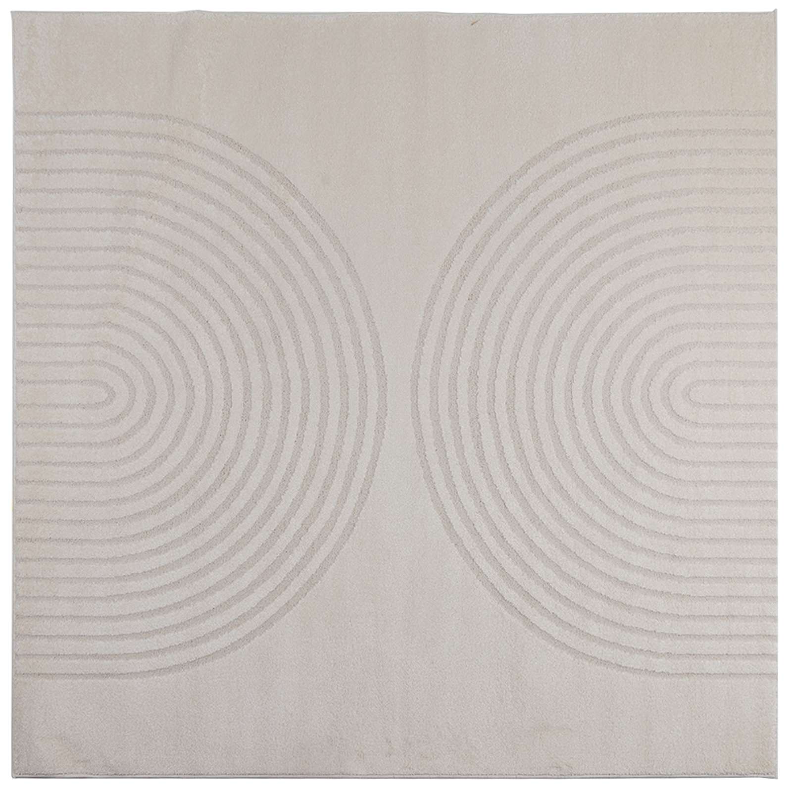 Zonālais paklājs GALATI Krēmkrāsas 240 x 240 cm