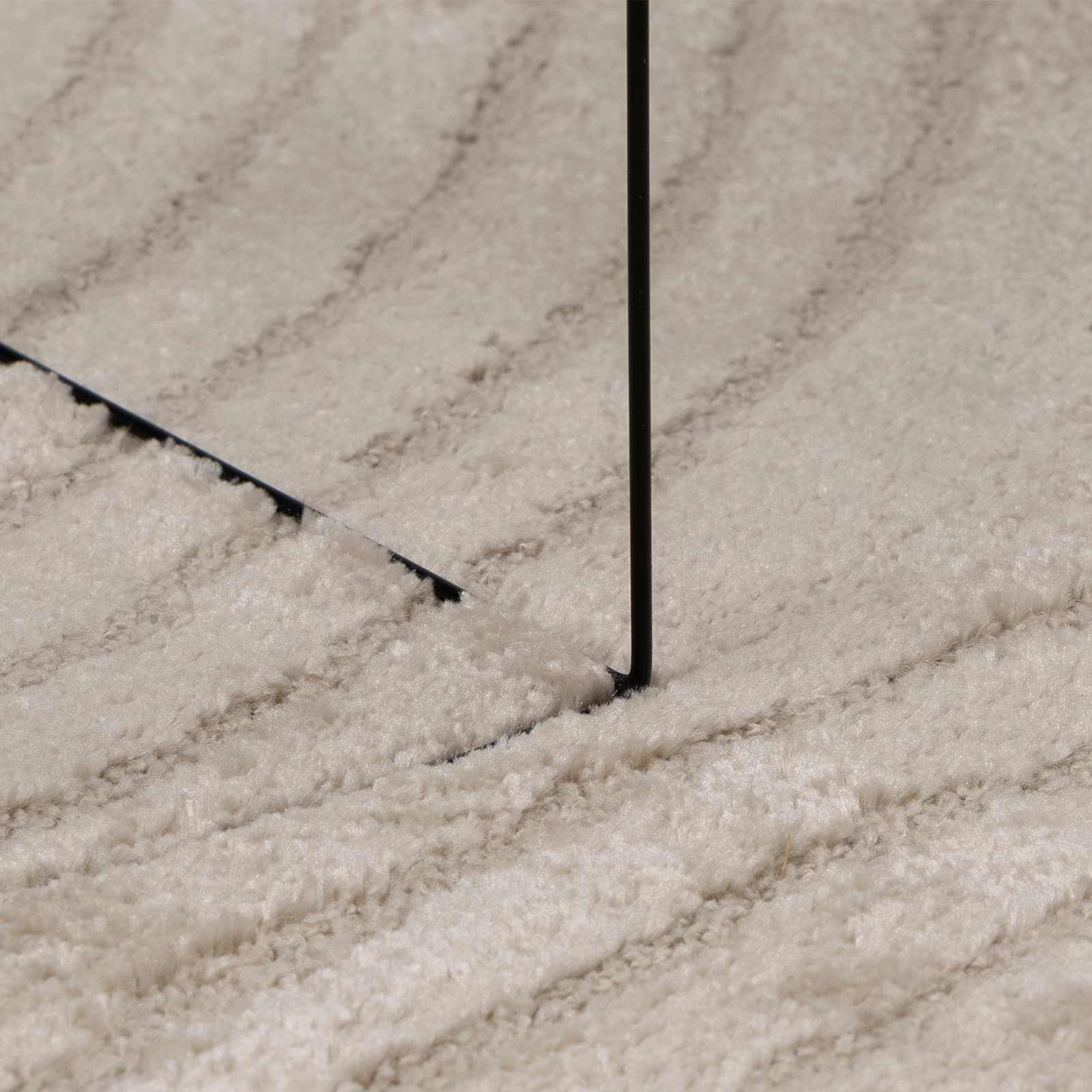 Zoninės kiliminės dangos GALATI Smėlio Ø 120 CM Poliesteris