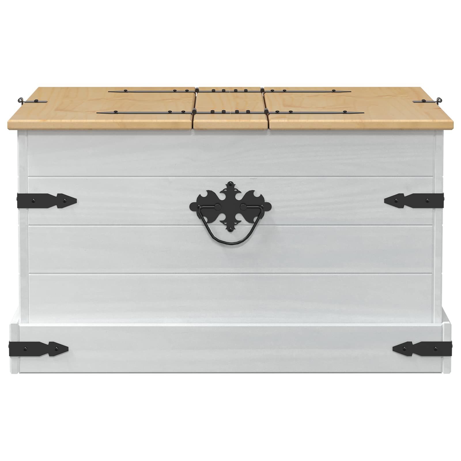 storage box Balta 78 x 78 x 45 cm Kietos pušies mediena