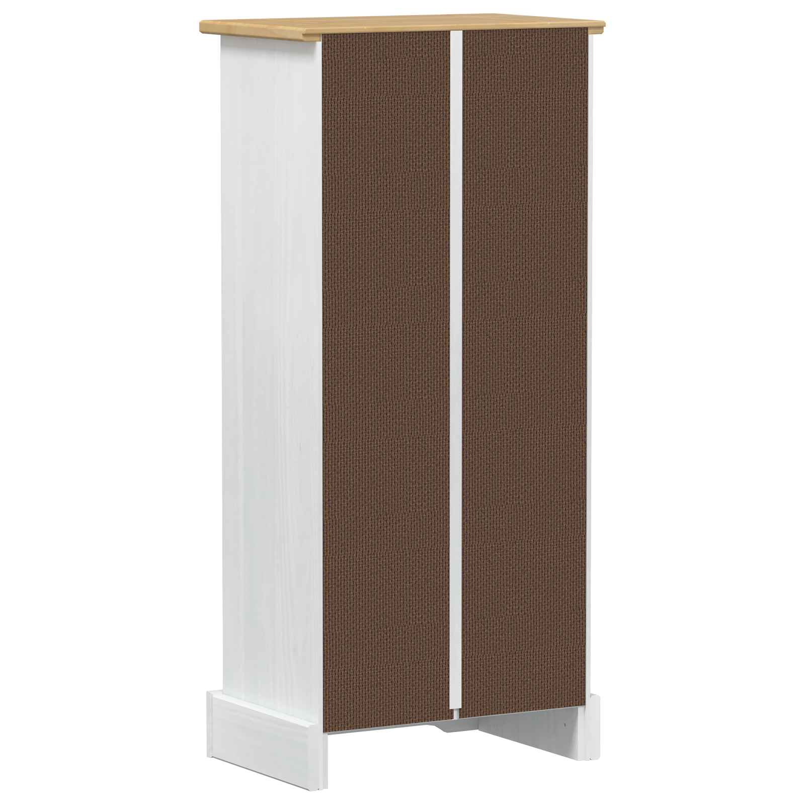 Knygų lentyna Balta 46 x 29 x 100 cm Kietos pušies mediena
