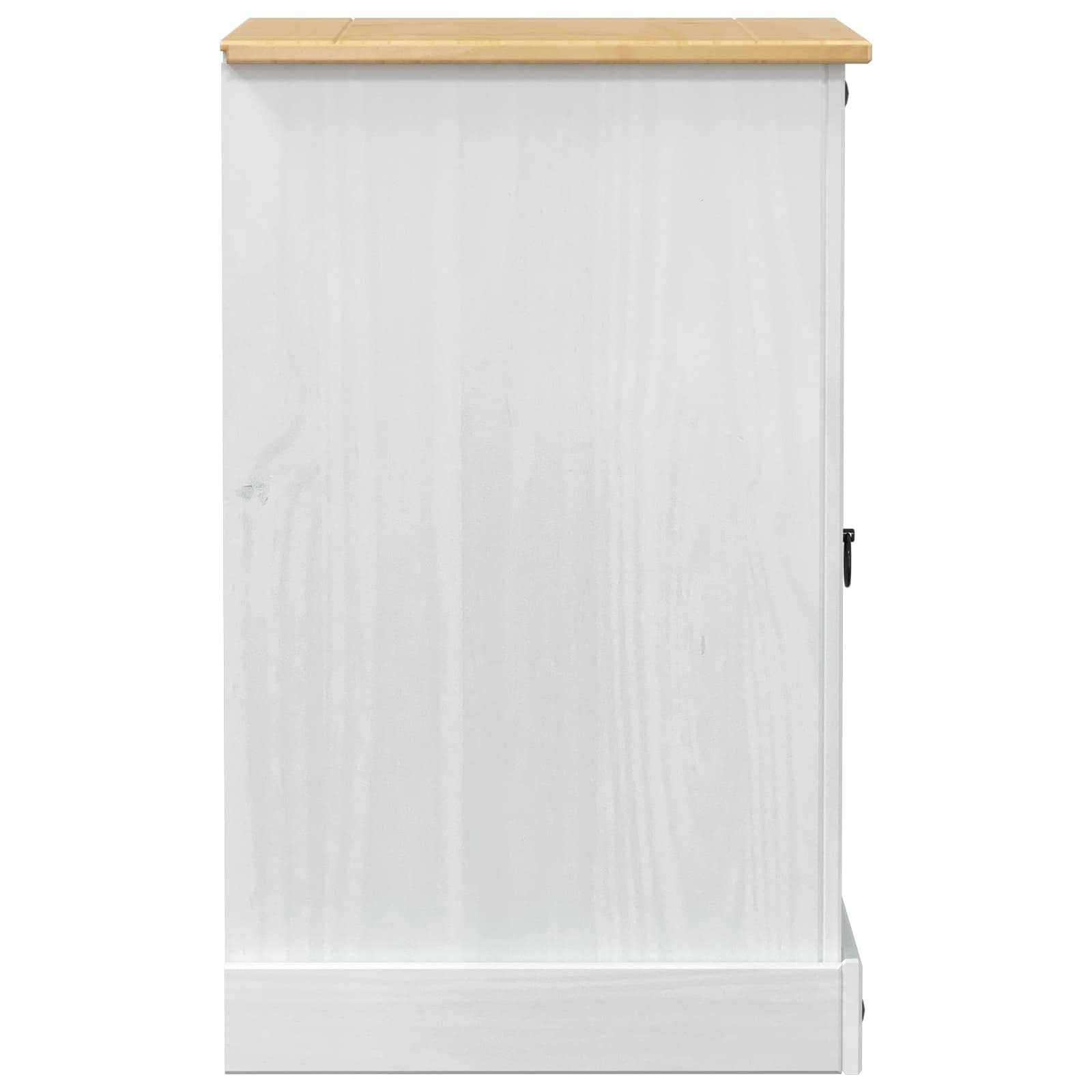 HiFi spintelė Balta 60 x 50 x 82 cm Kietos pušies mediena