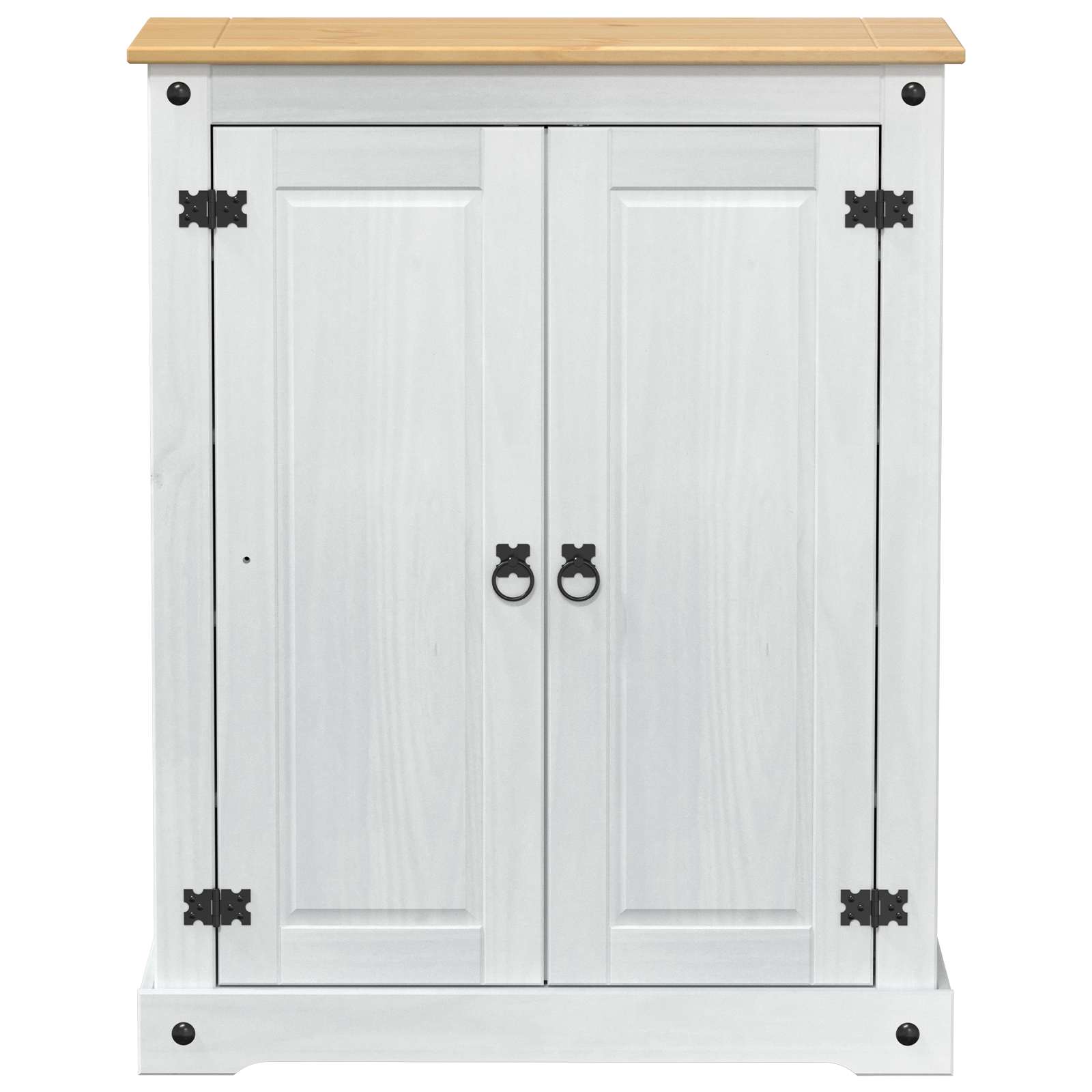 Apavu skapis Balts 86 x 38.5 x 1080 cm Masīva priedes koksne
