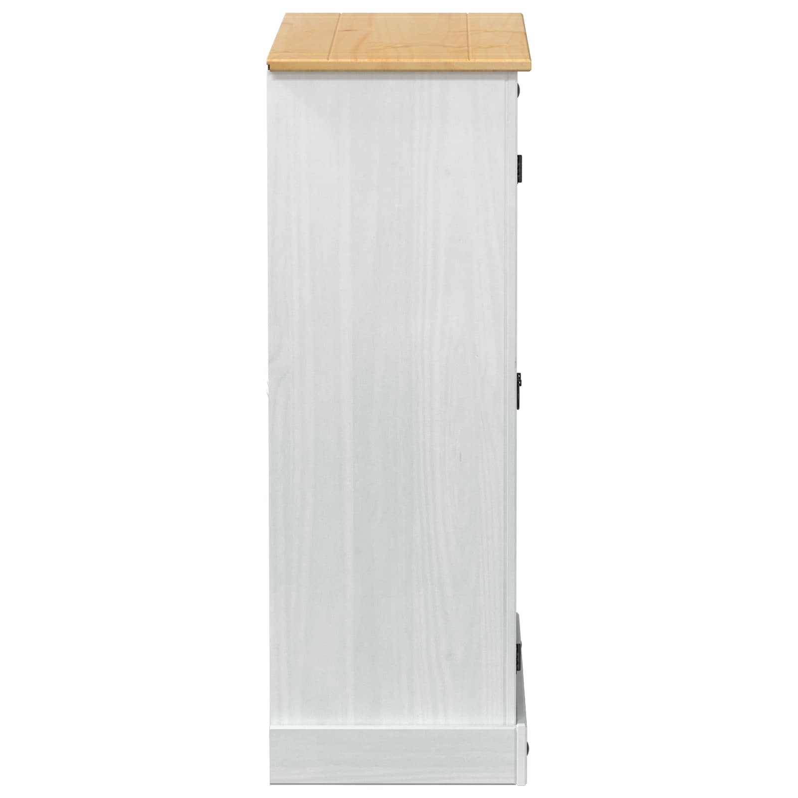 Apavu skapis Balts 86 x 38.5 x 1080 cm Masīva priedes koksne