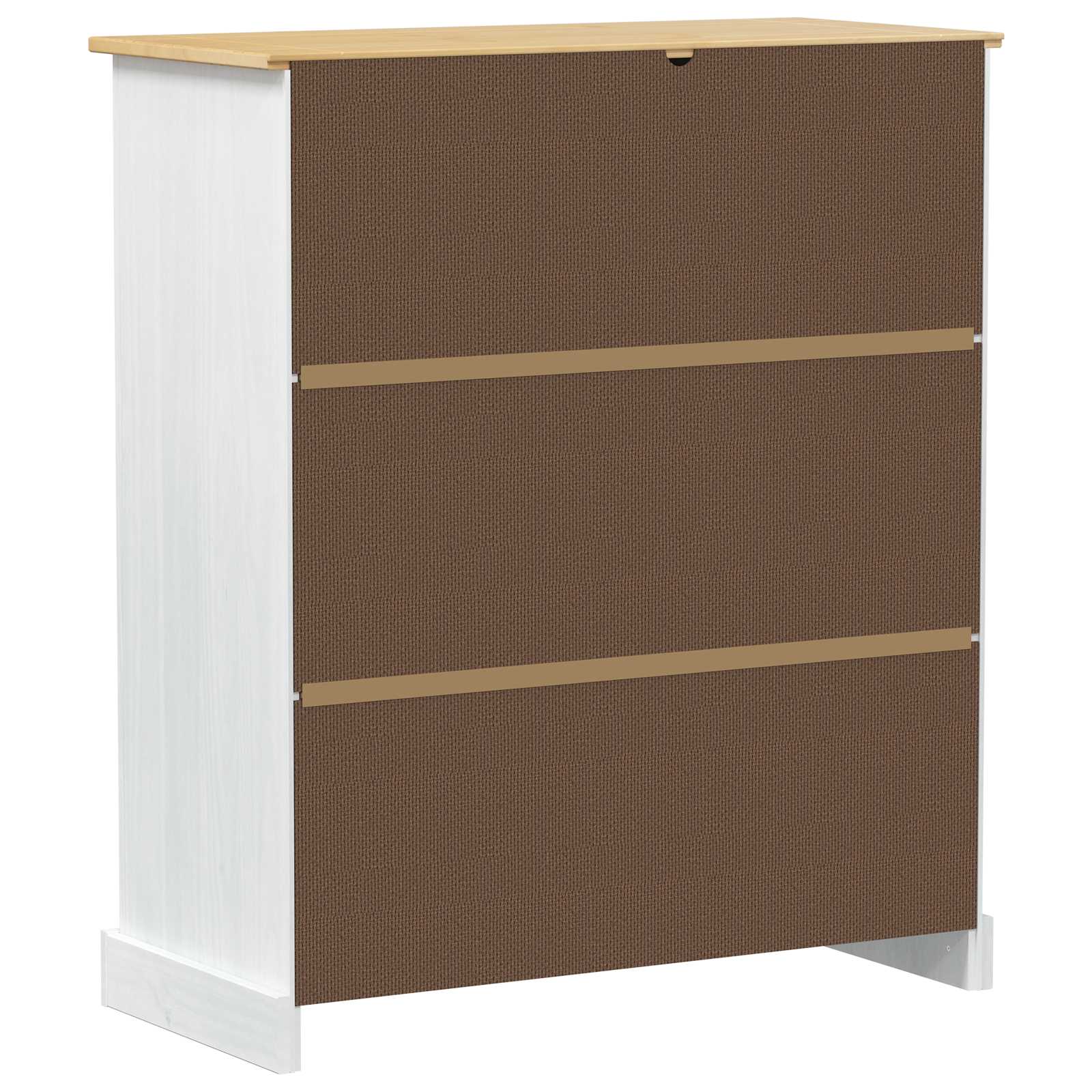 Wine Cabinet White 97 x 45 x 114 cm Solid Pinewood