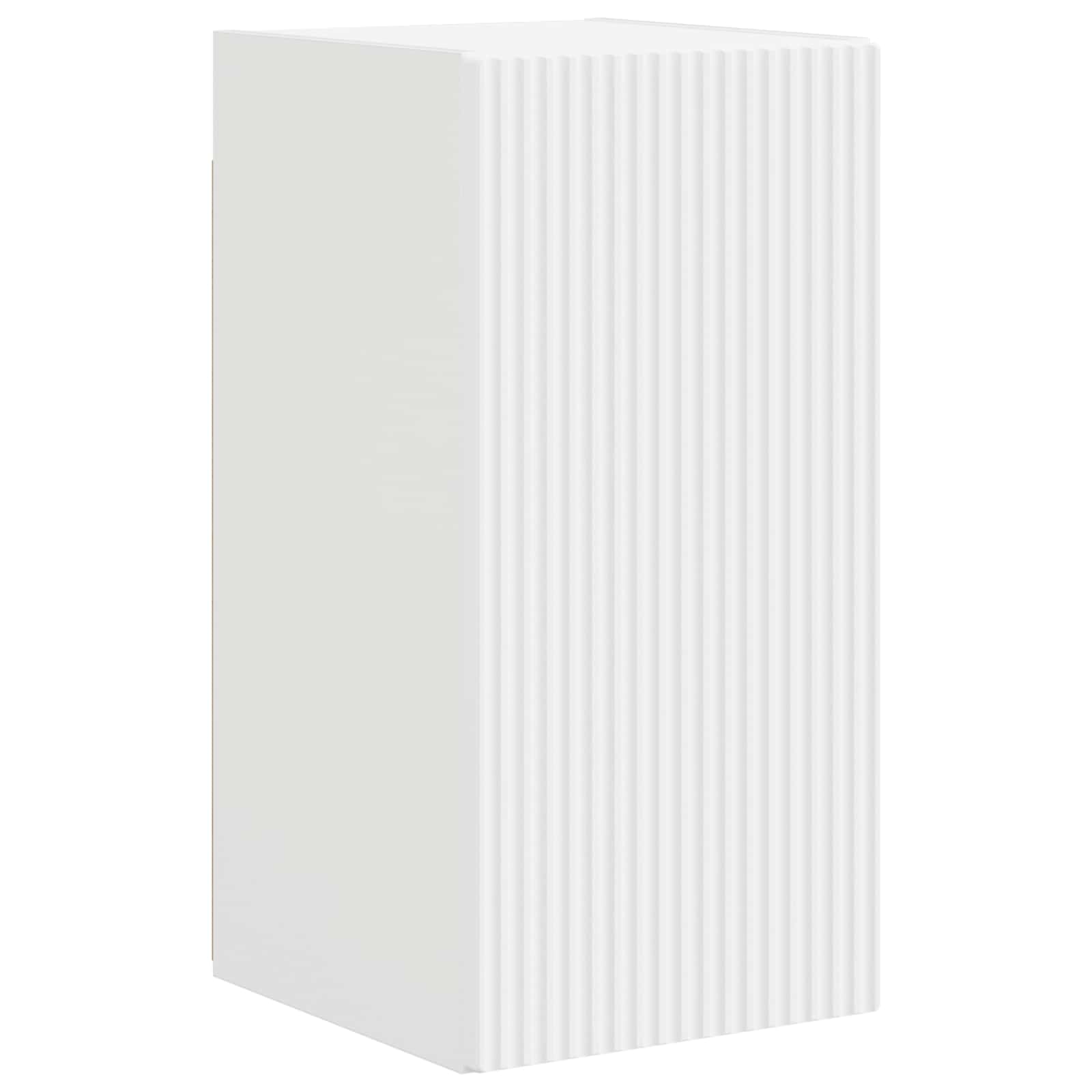 TV sieninio kabineto komplektas 4 pcs Balta Apdirbta mediena