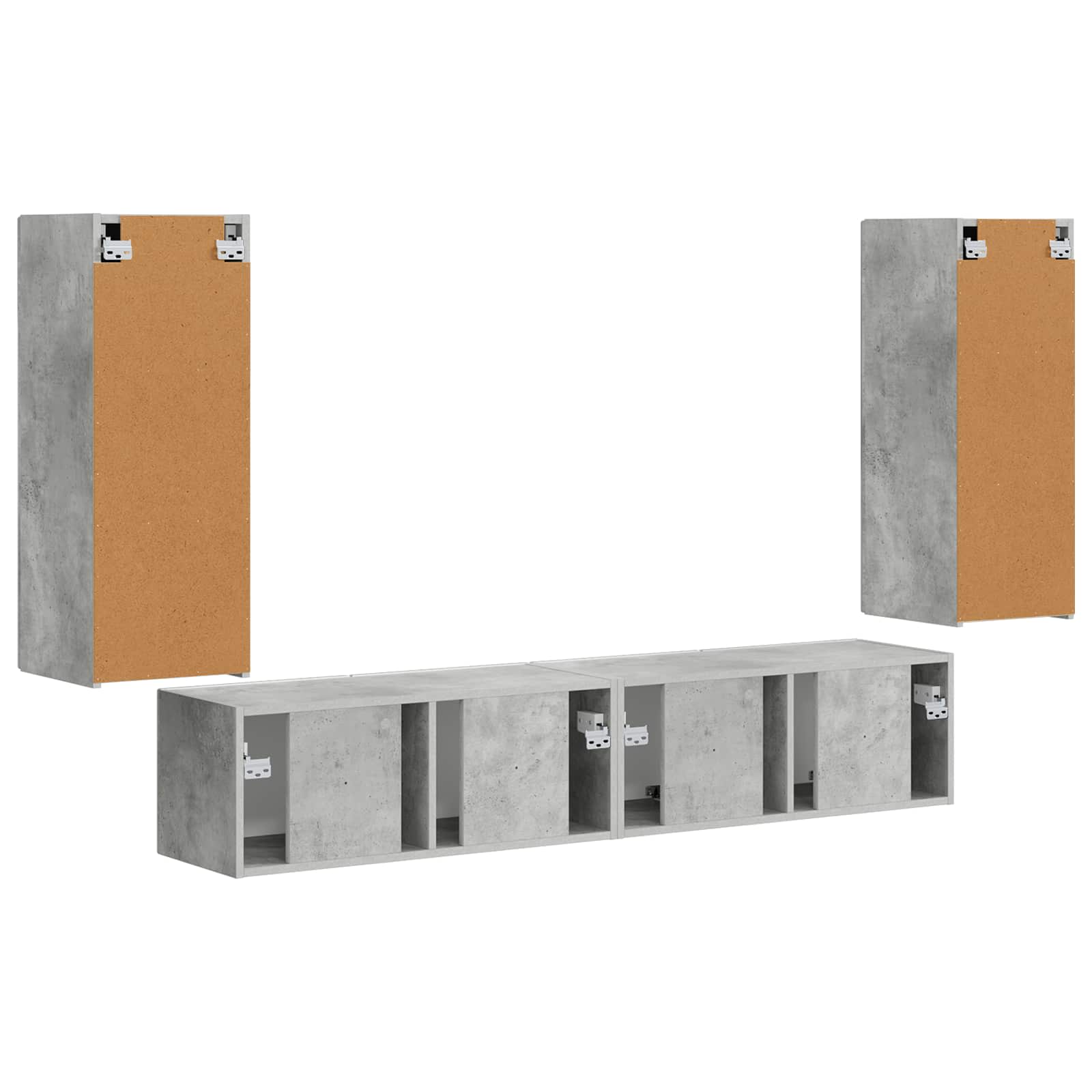 Betono pilka 78,5 x 30 x 29,5 cm