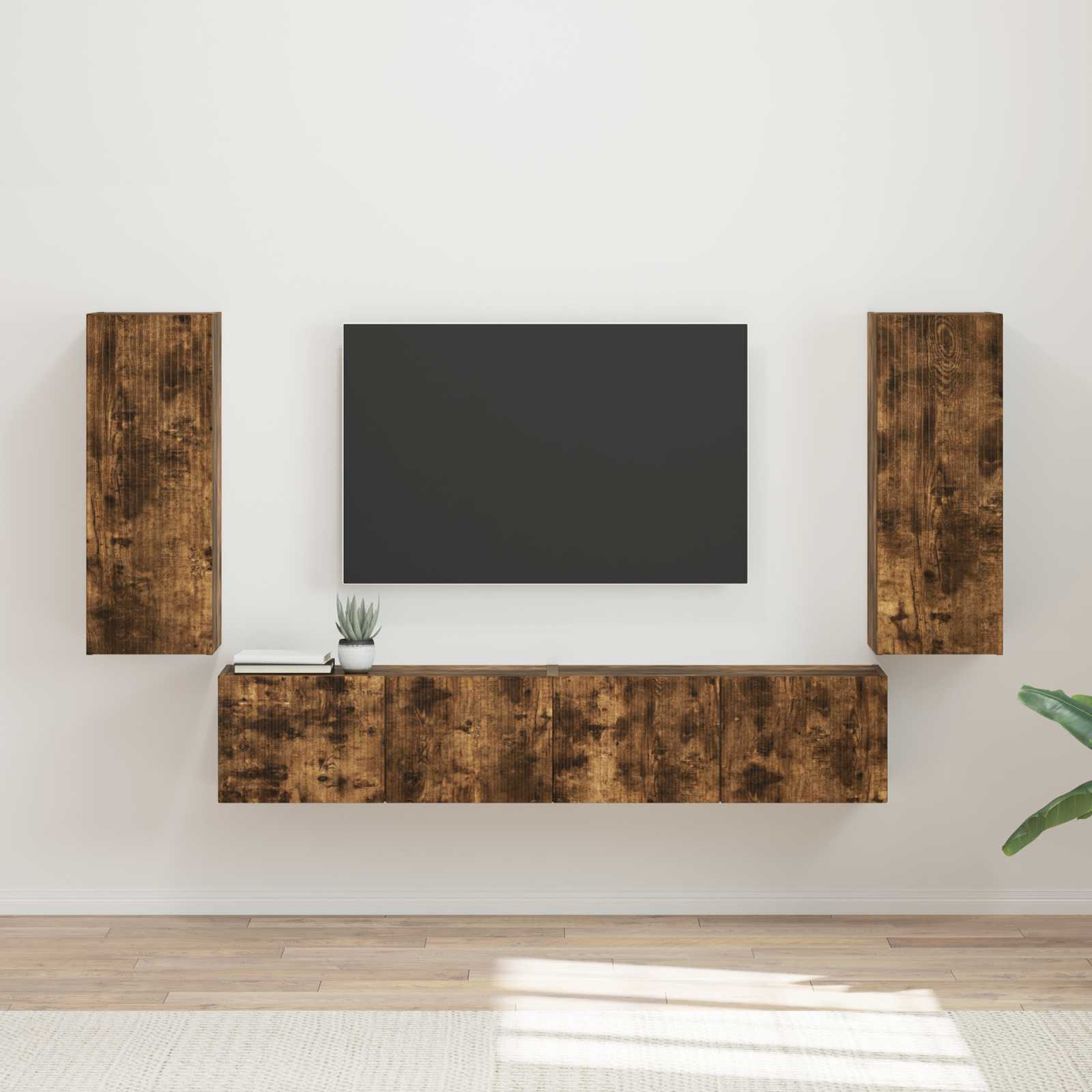 Smoked oak 78.5 x 30 x 29.5 cm