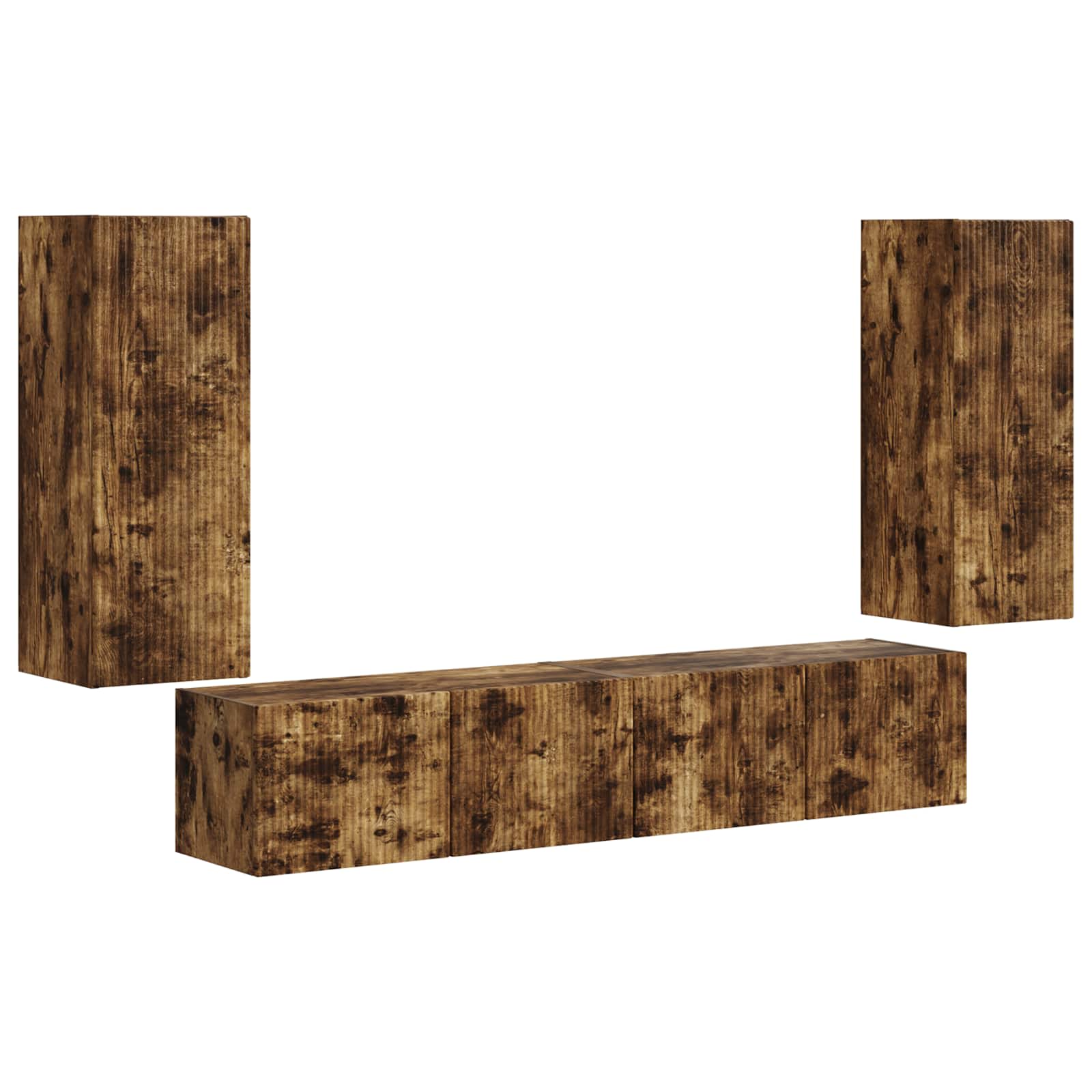 Smoked oak 78.5 x 30 x 29.5 cm