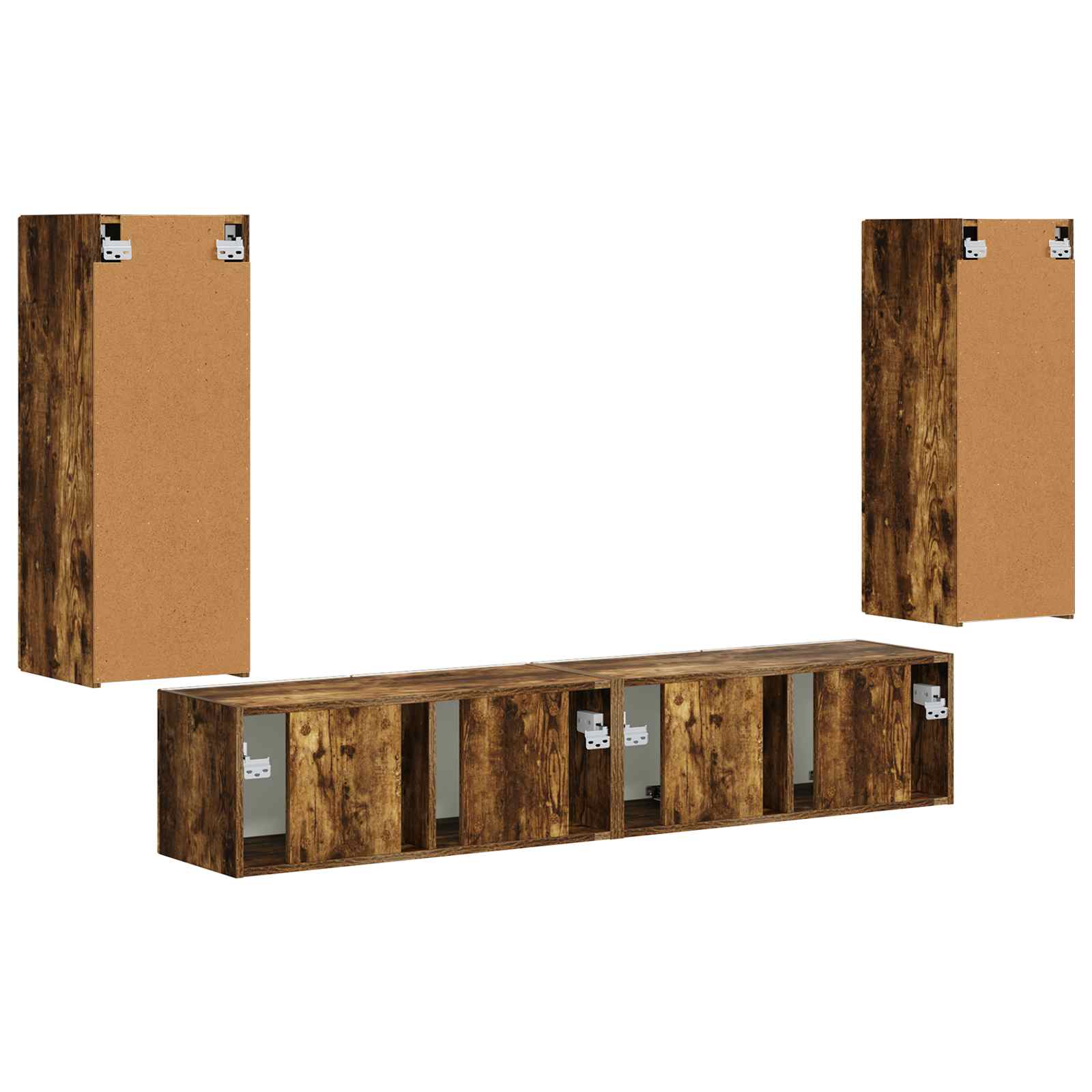 Smoked oak 78.5 x 30 x 29.5 cm