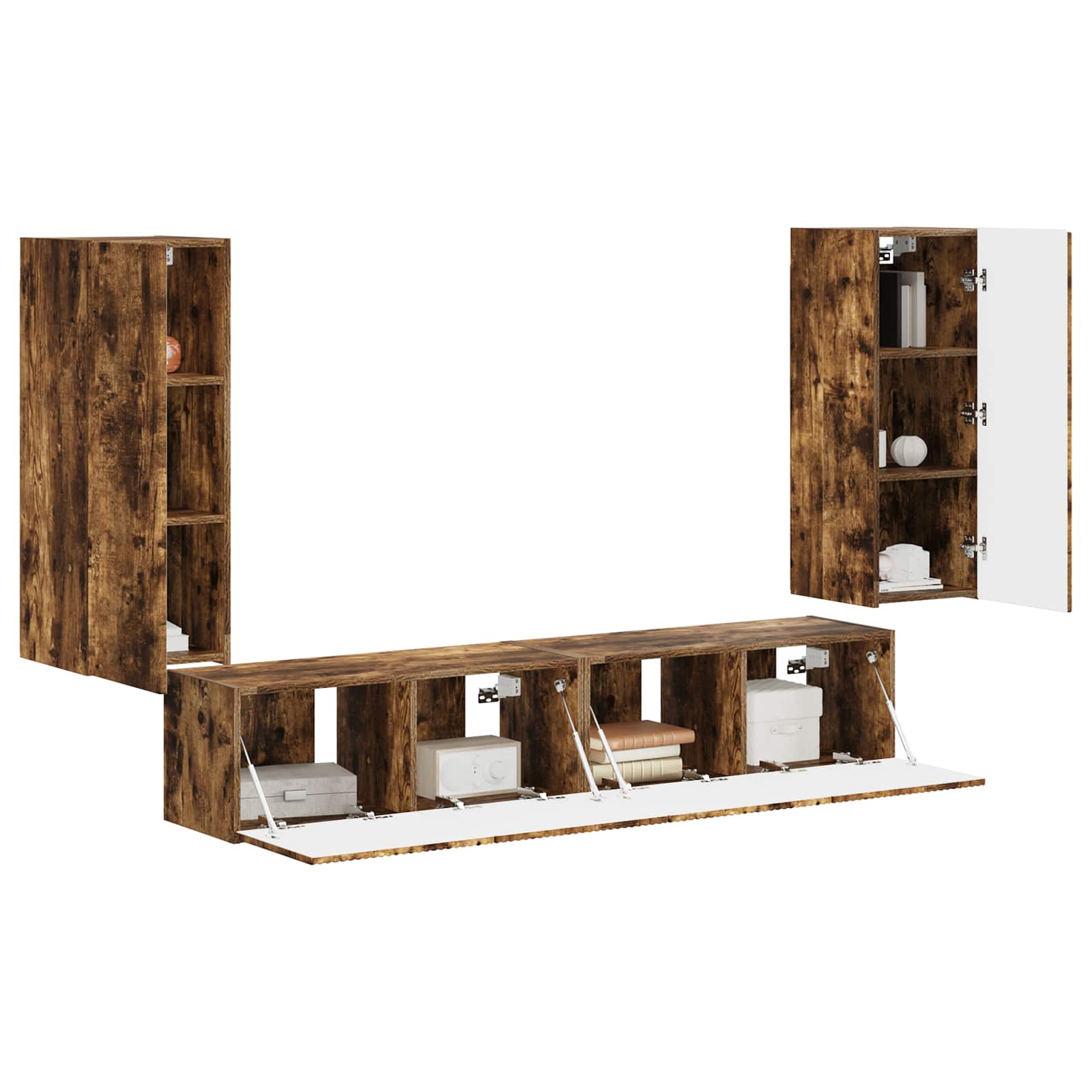Smoked oak 78.5 x 30 x 29.5 cm