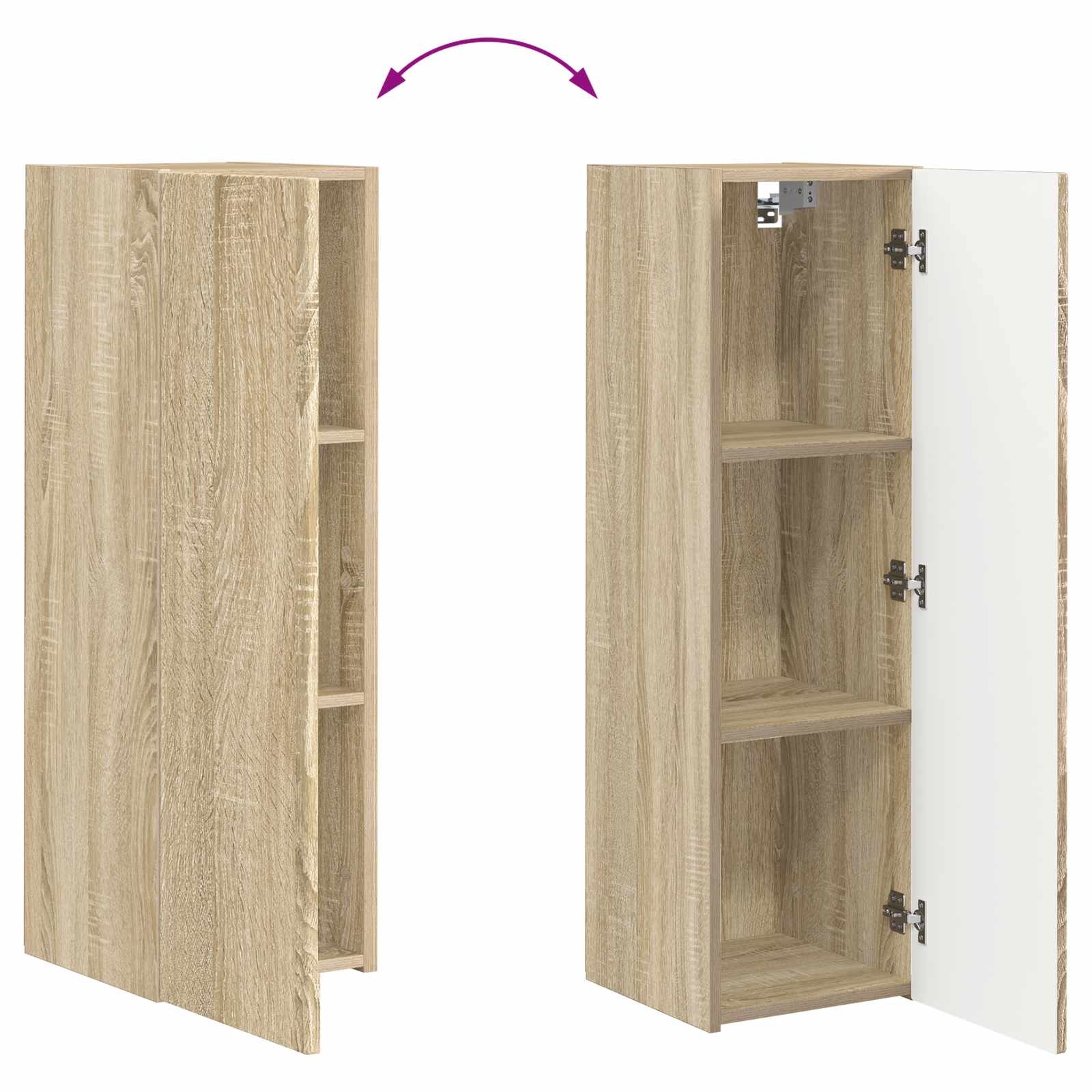Sonoma oak 98 x 31 x 29.5 cm