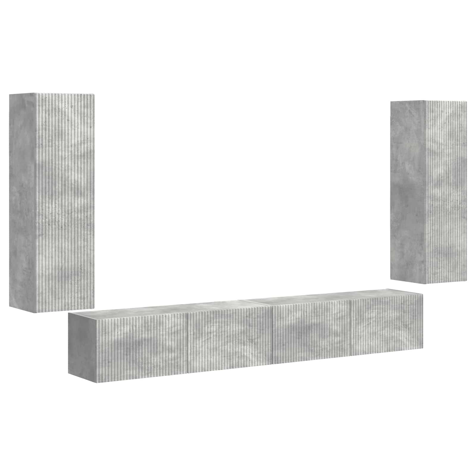 Betono pilka 98 x 31 x 29,5 cm