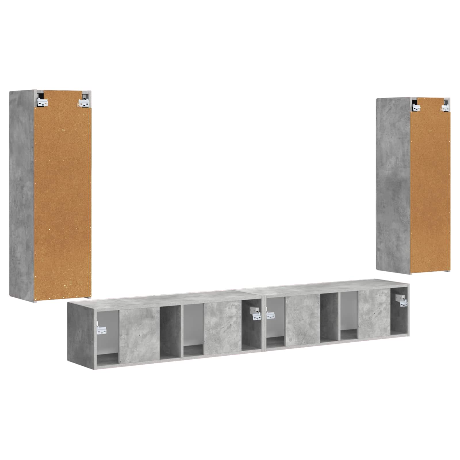 Betono pilka 98 x 31 x 29,5 cm