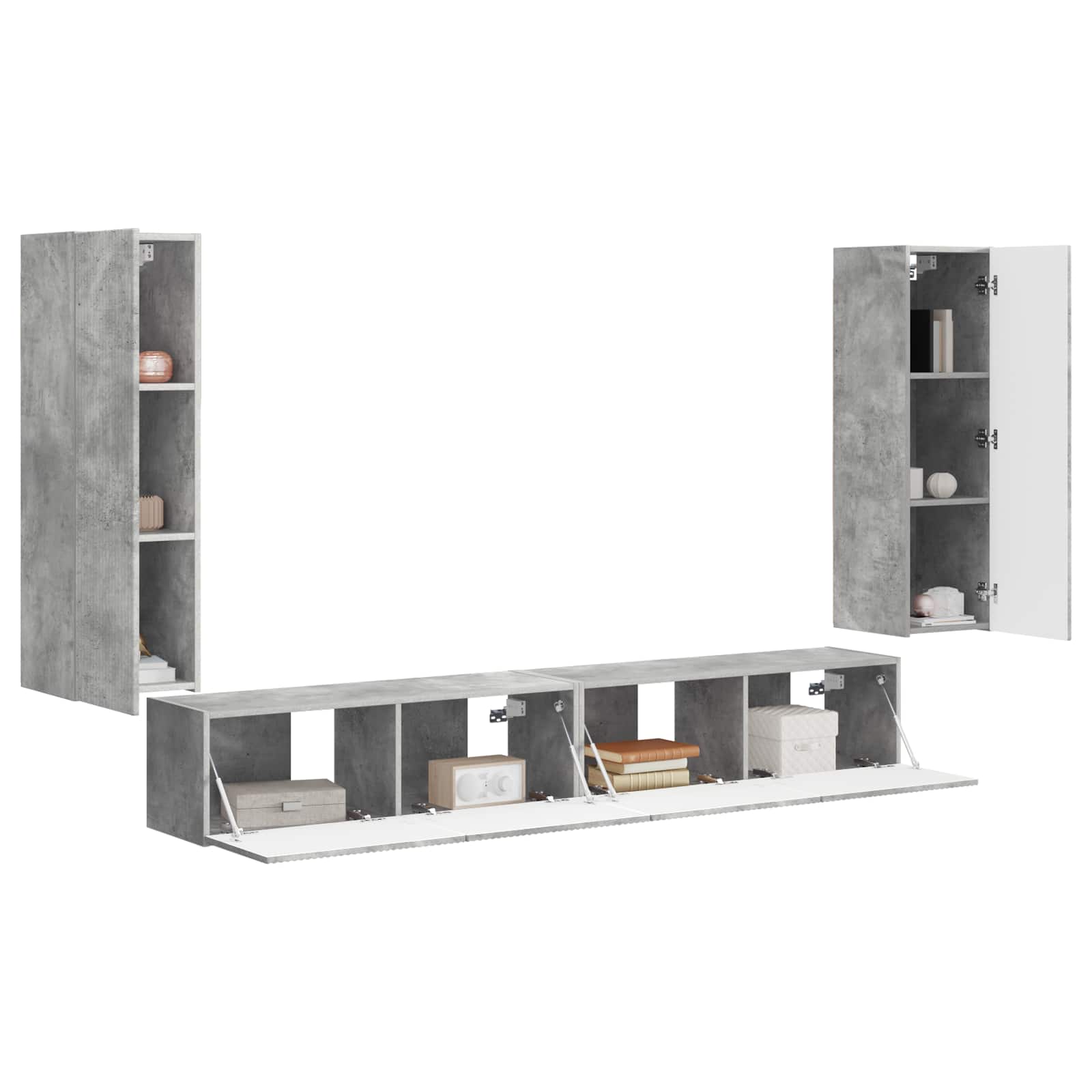Betono pilka 98 x 31 x 29,5 cm