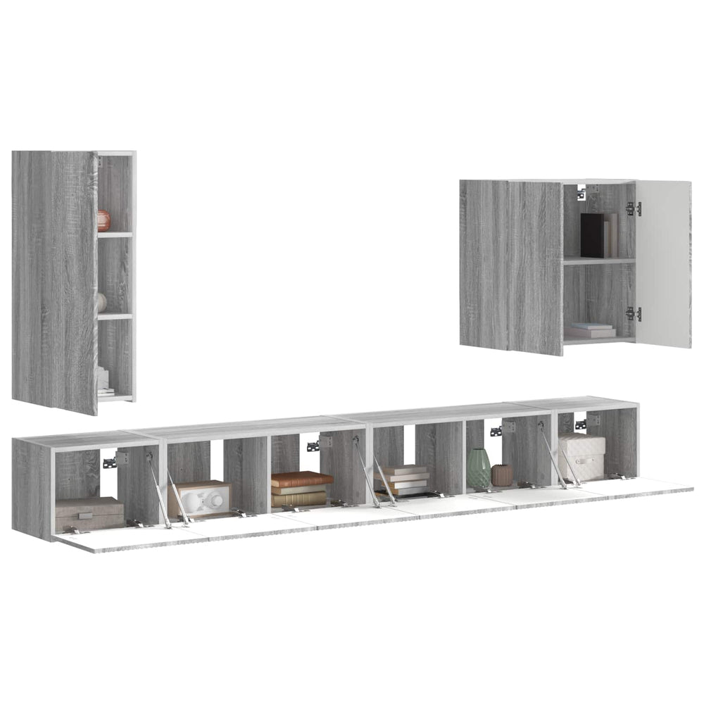 6 pcs Grey Sonoma