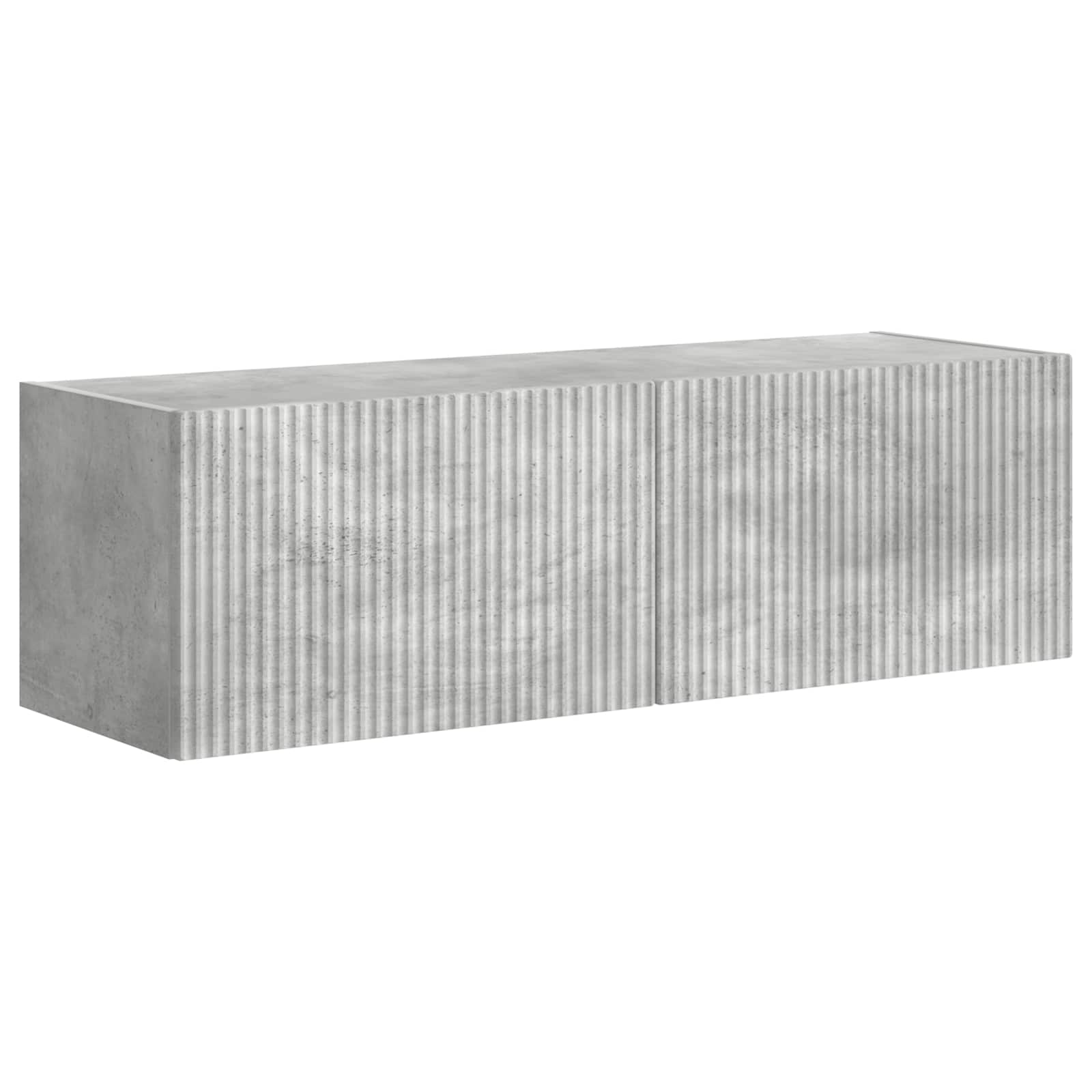 TV sieninio kabineto komplektas 6 pcs Betono pilka
