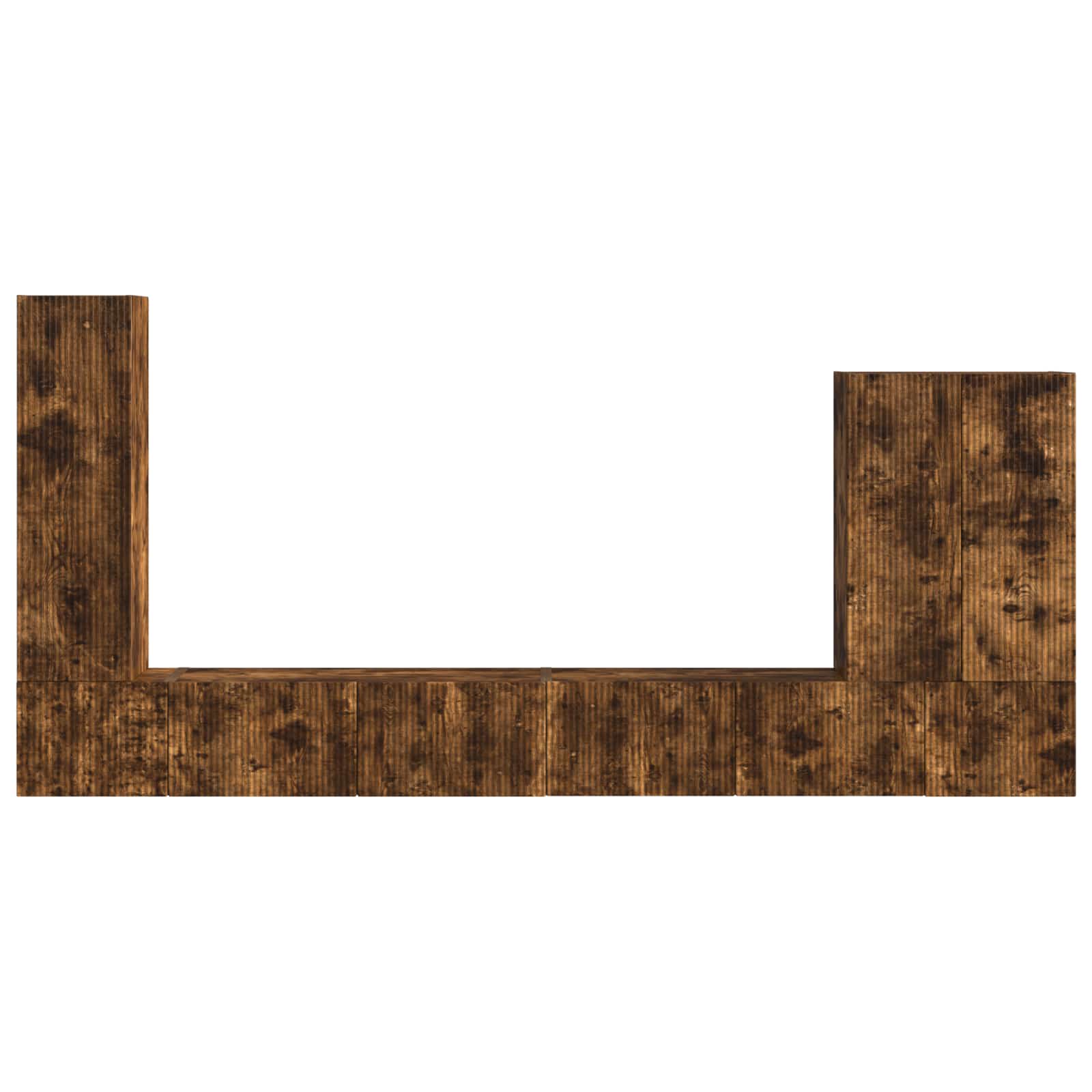 6 pcs Rūkyta ąžuolas