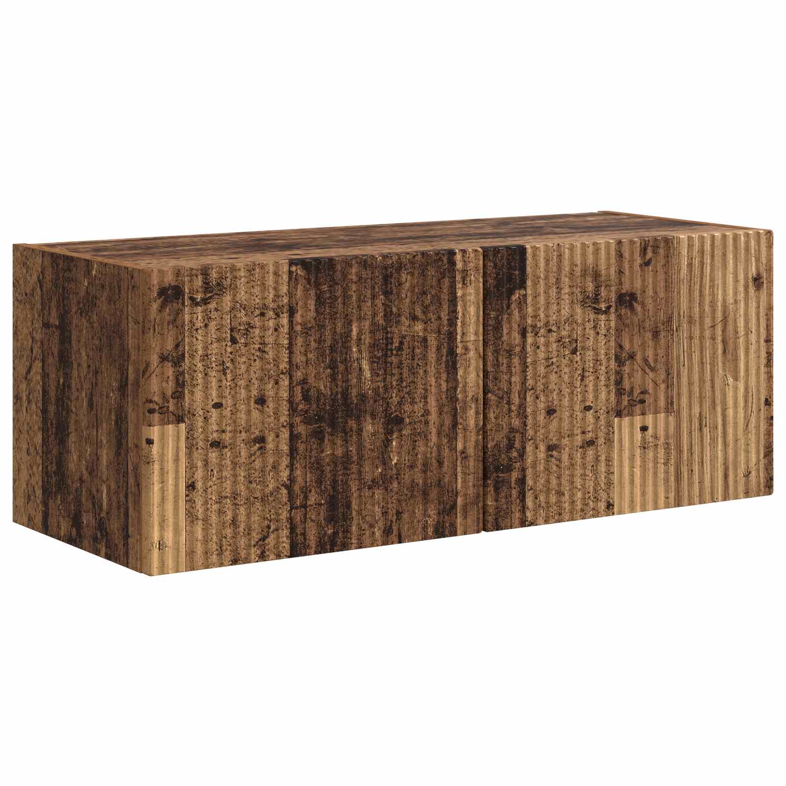 TV Cabinet Set 2 pcs Old Wood Engineered Wood