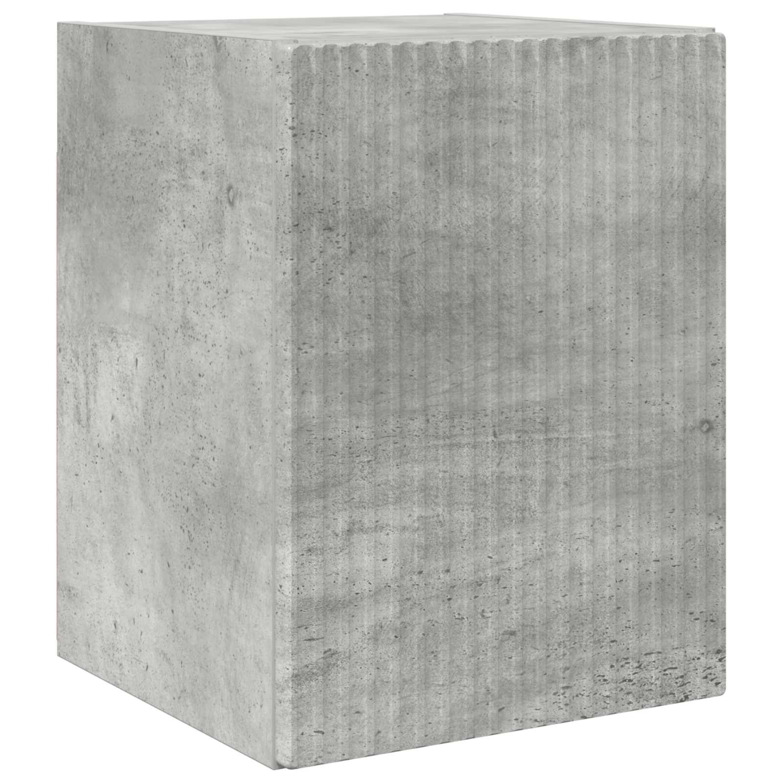 TV spintelių komplektas 4 pcs Betono pilka Apdirbta mediena