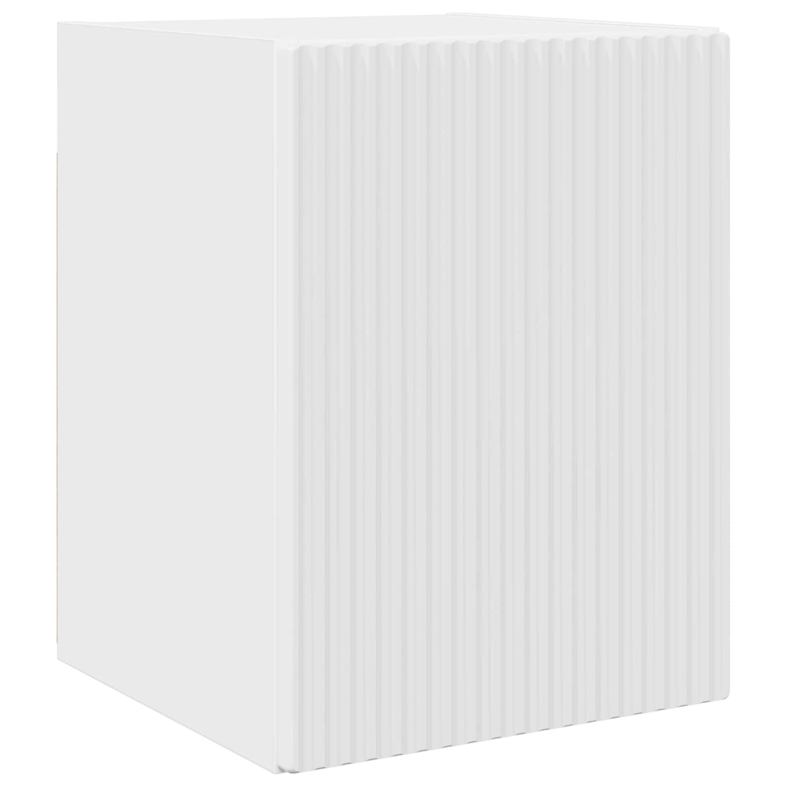 TV spintelių komplektas 4 pcs Aukštai blizganti balta