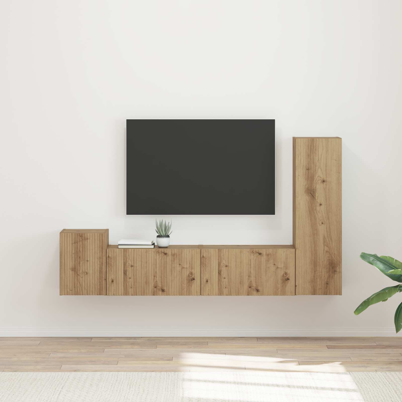 TV spintelių komplektas 4 vnt. Amatininkų ąžuolas