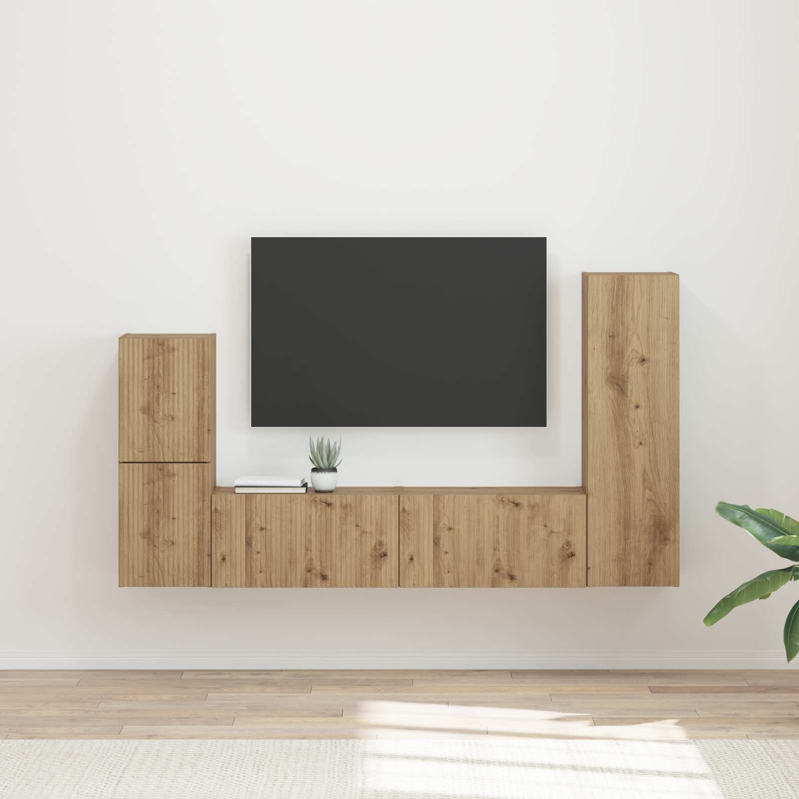 TV spintelių komplektas 4 vnt. Amatininkų ąžuolas