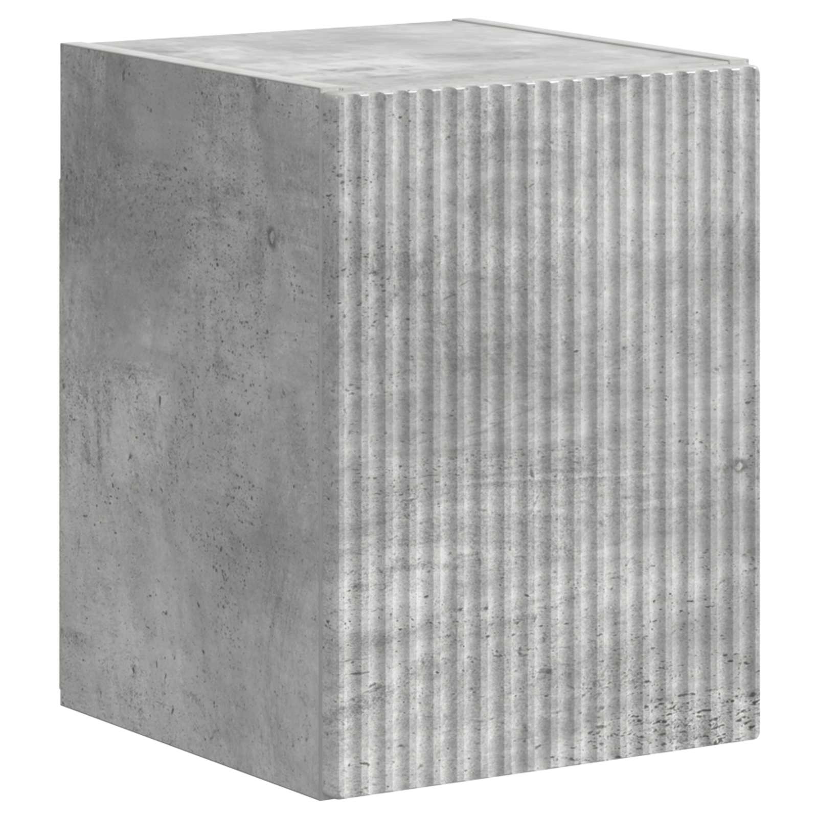 TV spintelių komplektas 4 pcs Betono pilka Apdirbta mediena