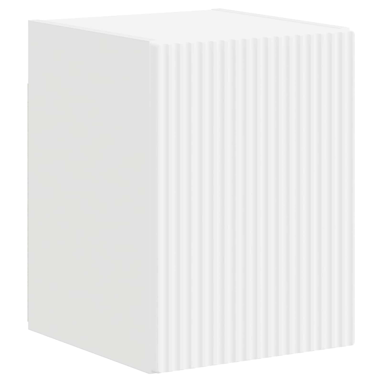 TV spintelių komplektas 4 pcs Aukštai blizganti balta
