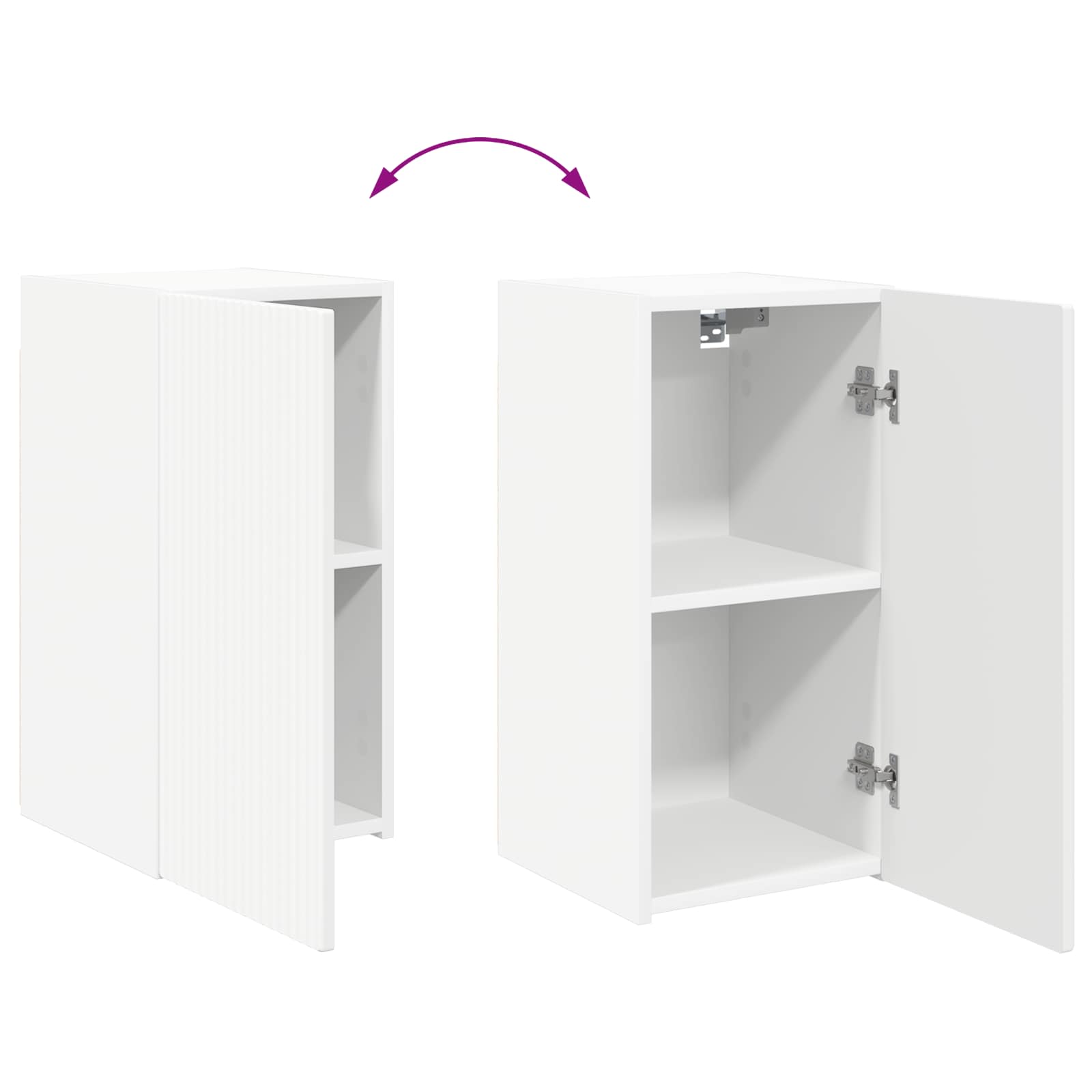TV Cabinet Set 6 pcs White Engineered wood